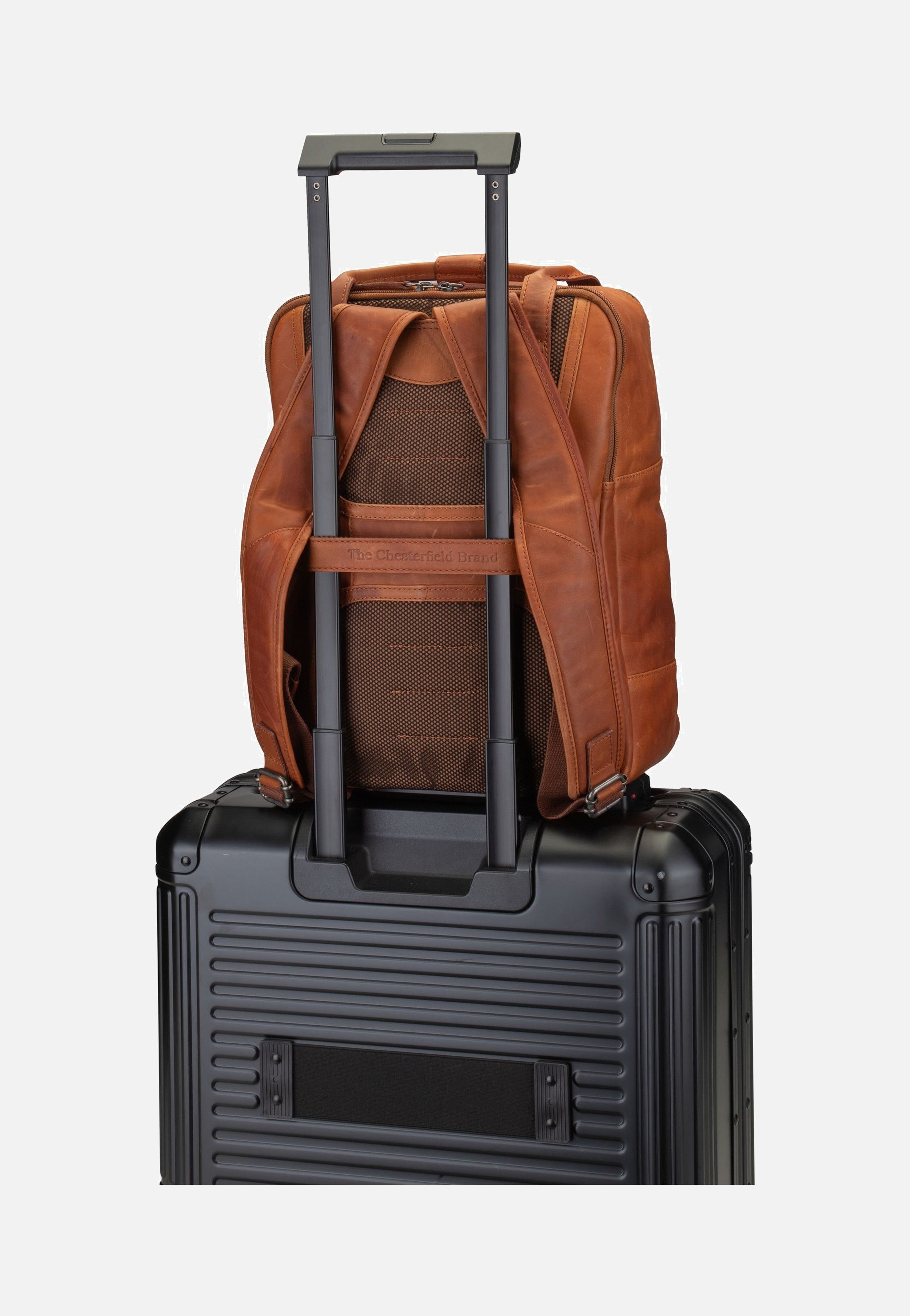 The Chesterfield Brand Belford 0183 Cognac Backpack