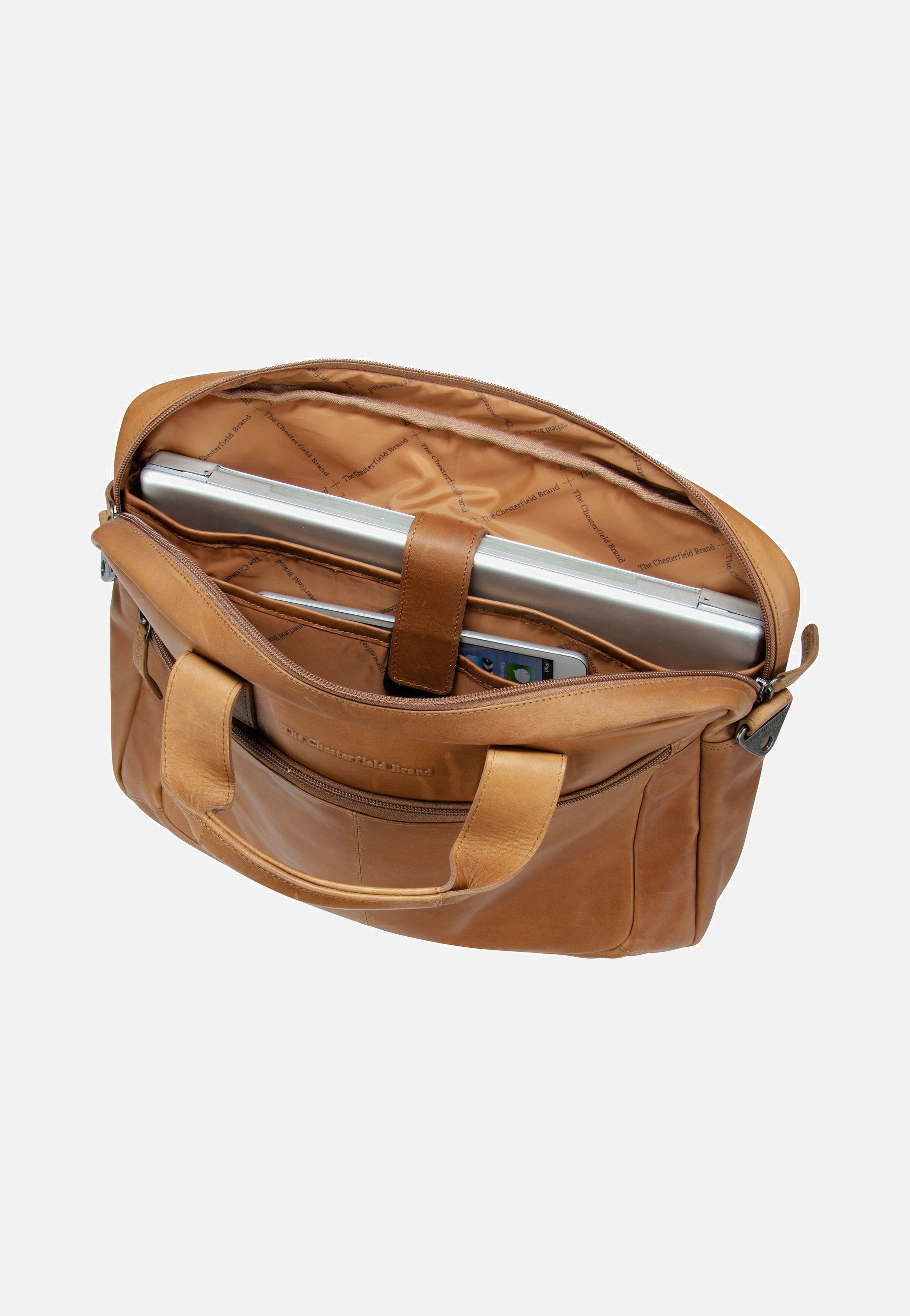 The Chesterfield Brand Calvi 1033 Cognac - Briefcase | Sakoi