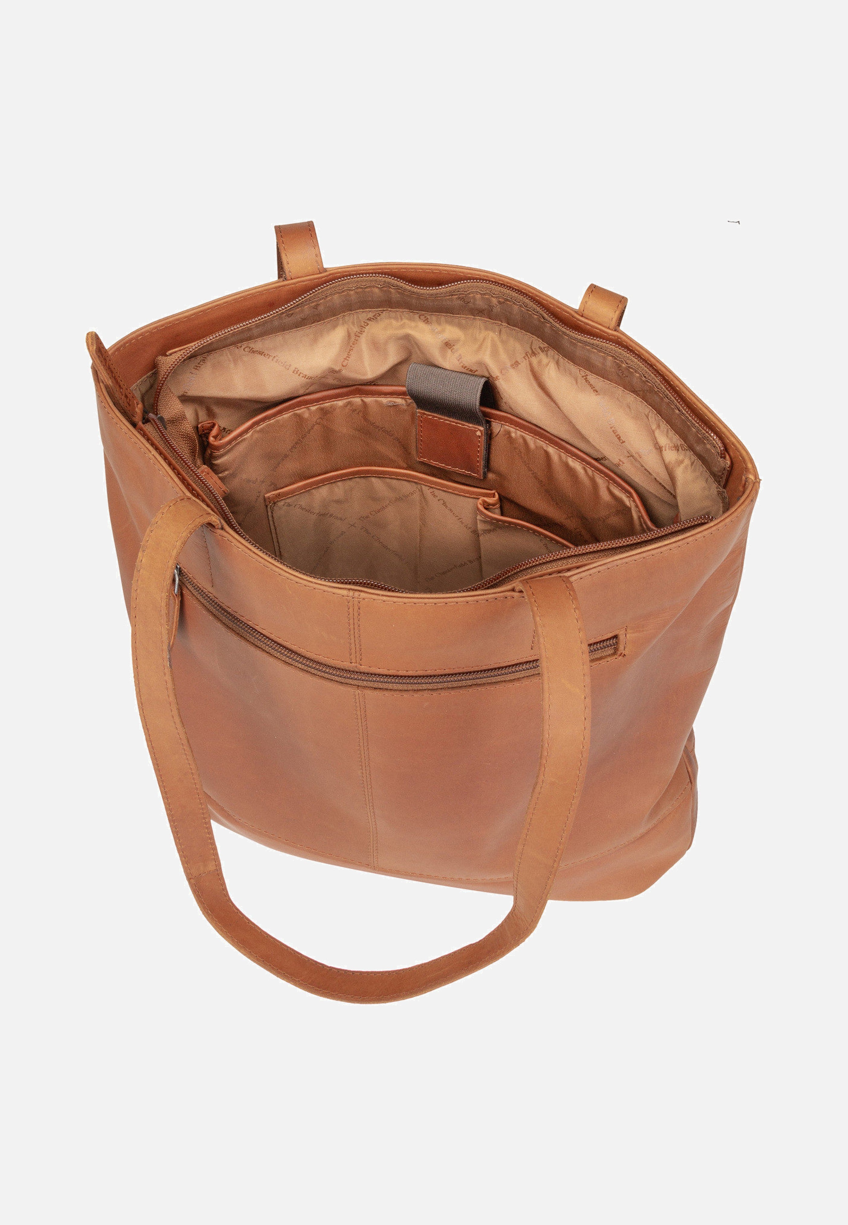 The Chesterfield Brand Emilia 0210 Cognac Shopper  