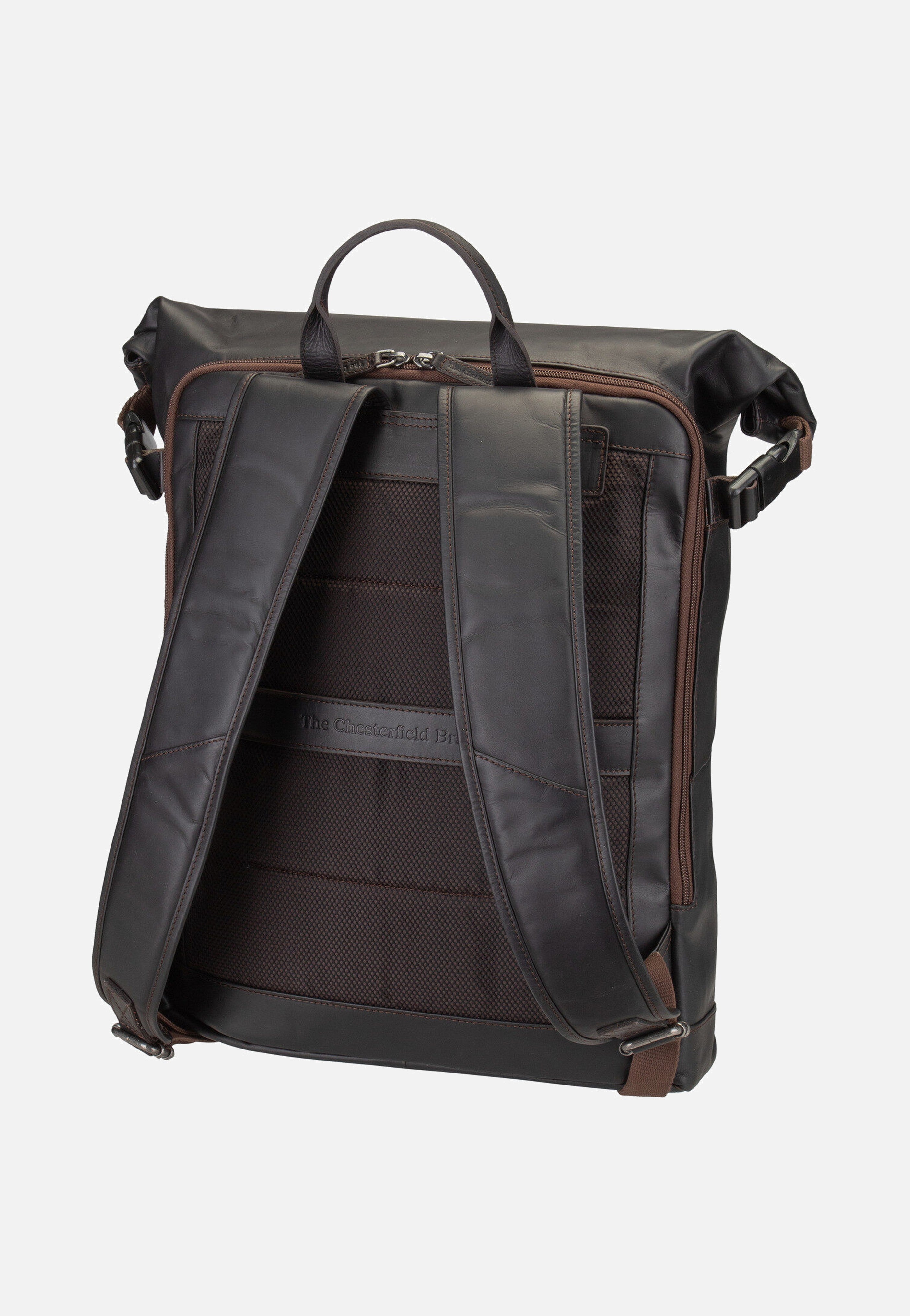 The Chesterfield Brand - Liverpool 0309 Brown - Rolltop Backpack | Men-Image