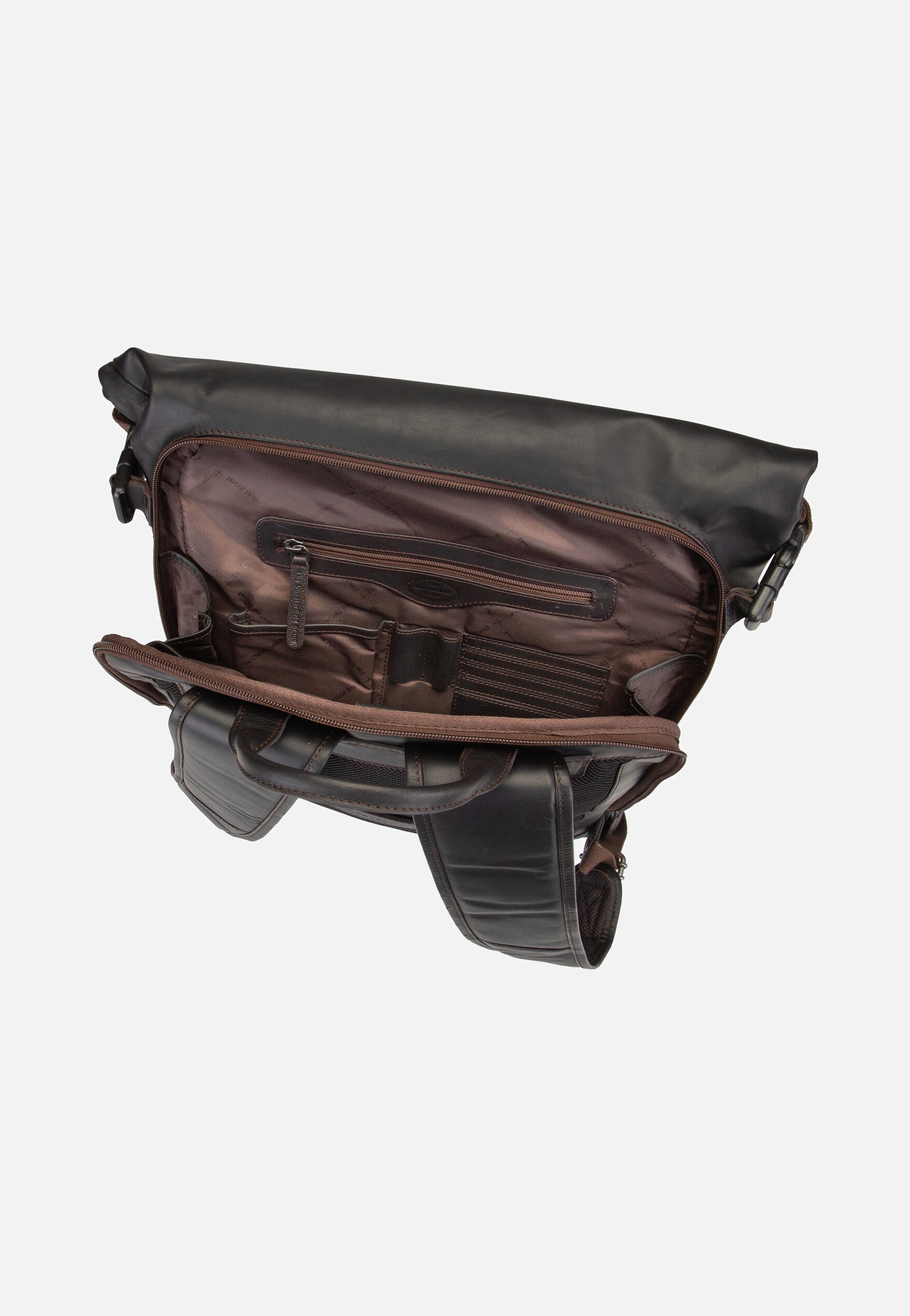 The Chesterfield Brand - Liverpool 0309 Brown - Rolltop Backpack | Men-Image