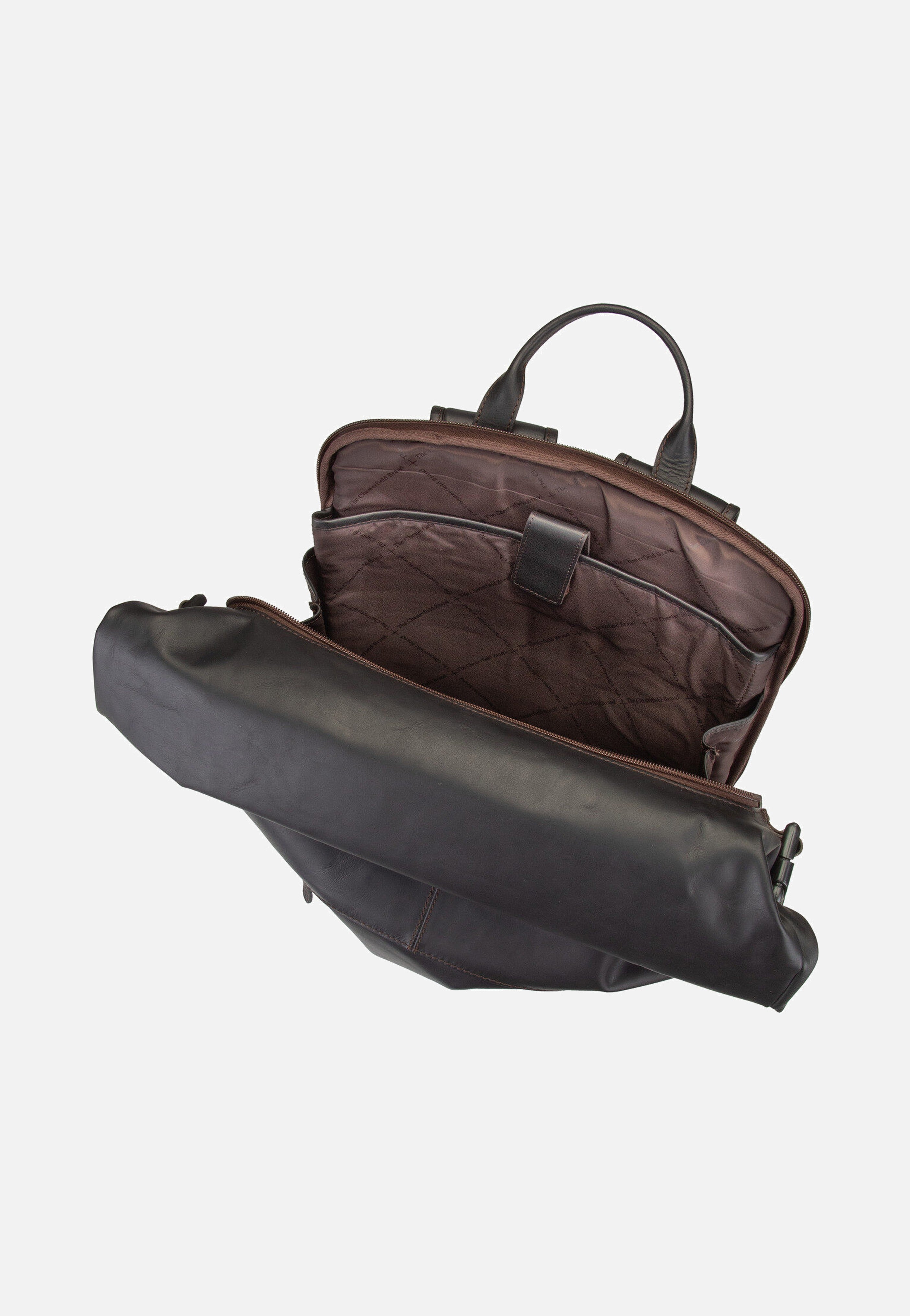 The Chesterfield Brand - Liverpool 0309 Brown - Rolltop Backpack | Men-Image
