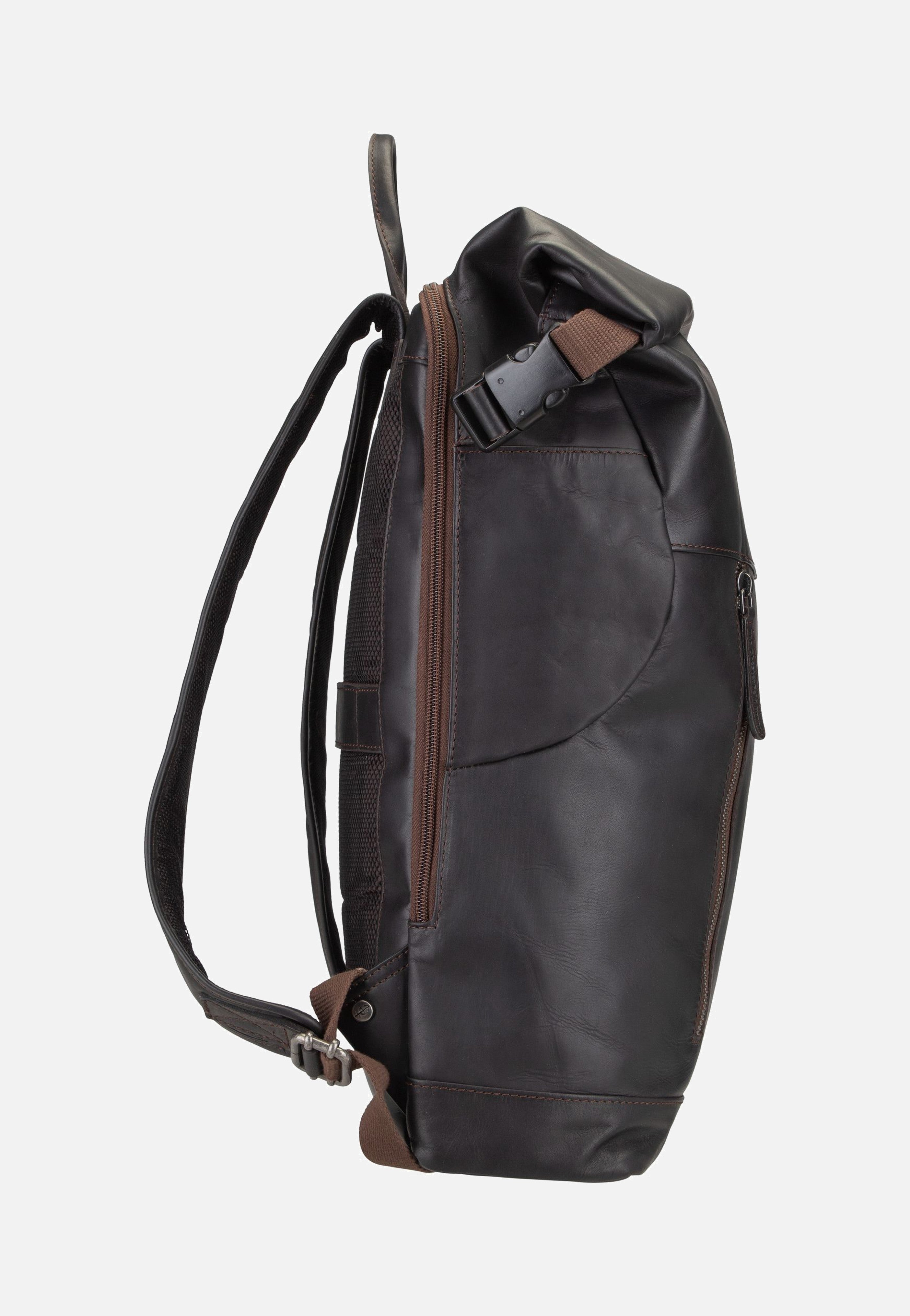 The Chesterfield Brand - Liverpool 0309 Brown - Rolltop Backpack | Men-Image