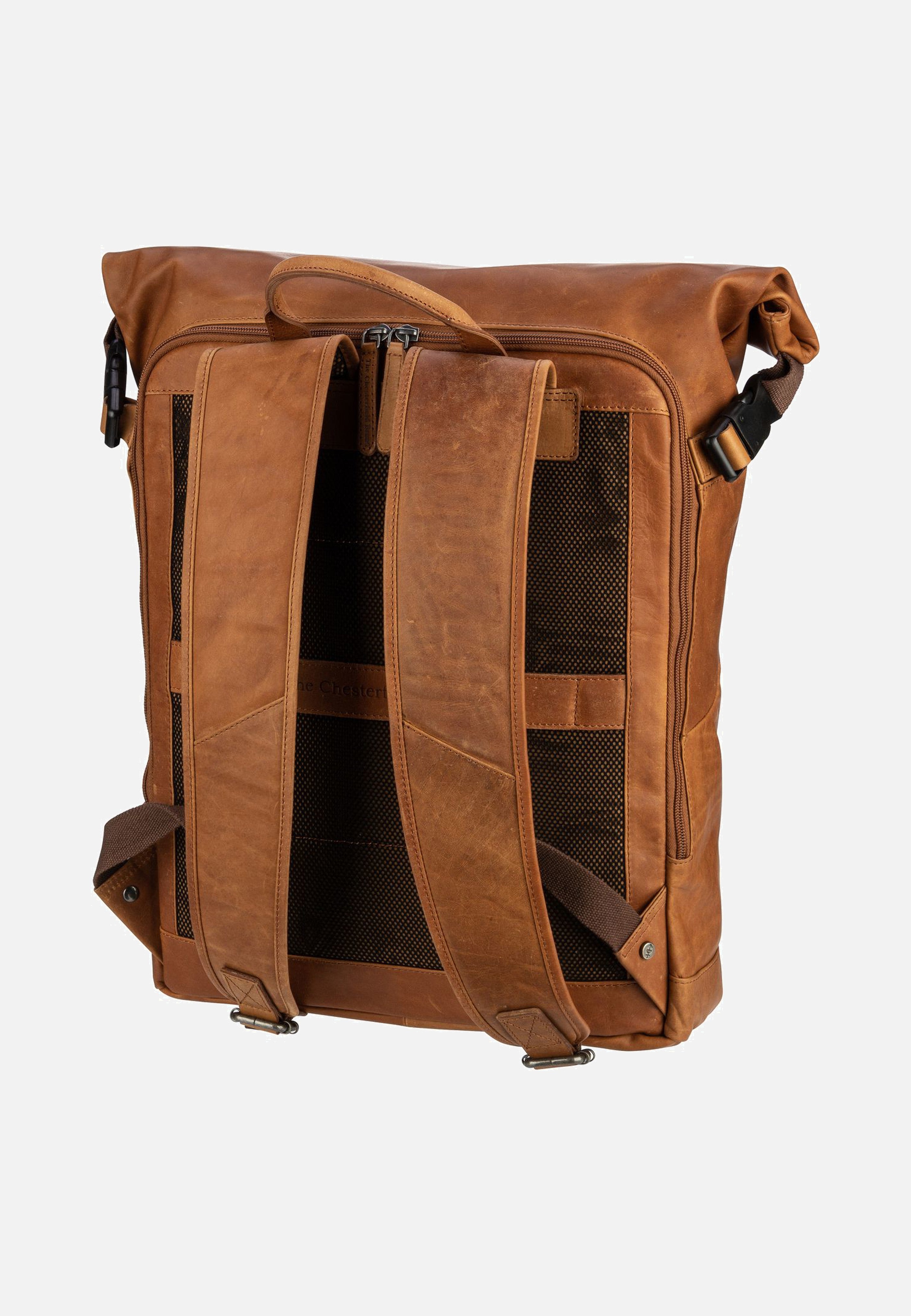 The Chesterfield Brand - Liverpool 0309 Cognac - Rolltop Backpack | Men-Image