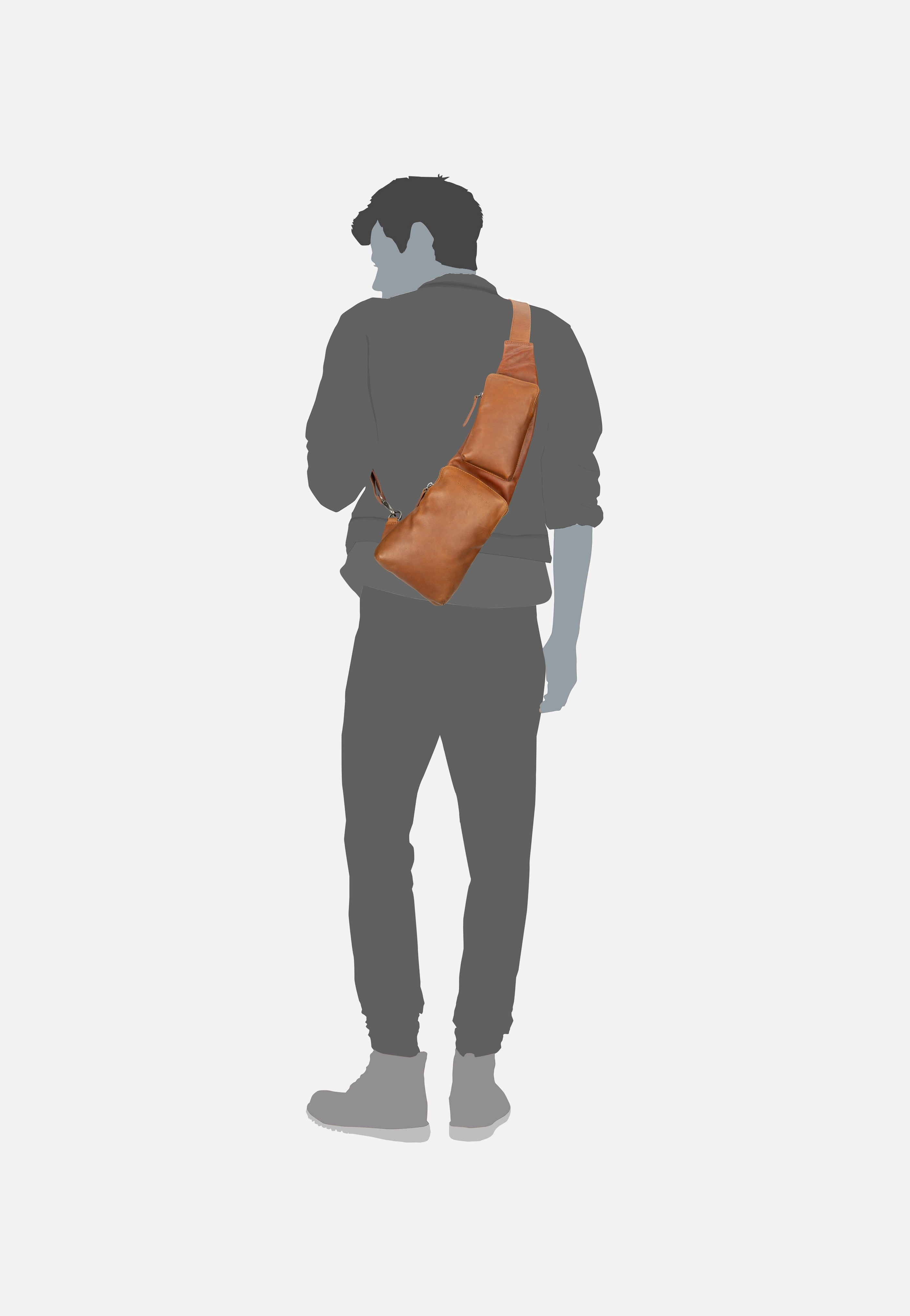 The Chesterfield Brand - Logan 0286 Cognac - Sling Bag | Men-Image