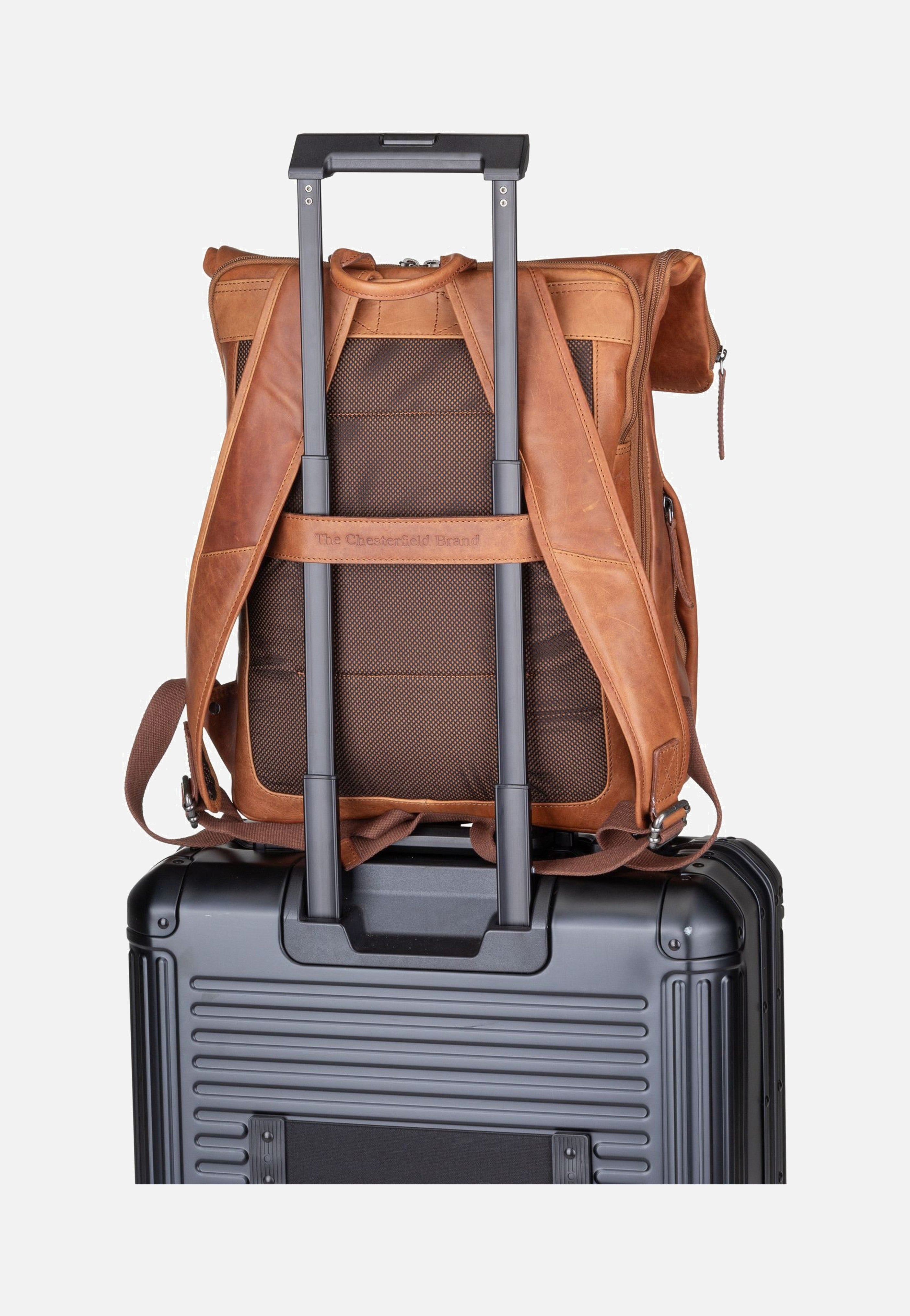 The Chesterfield Brand - Savona 0322 Cognac - Rolltop Backpack | Men-Image