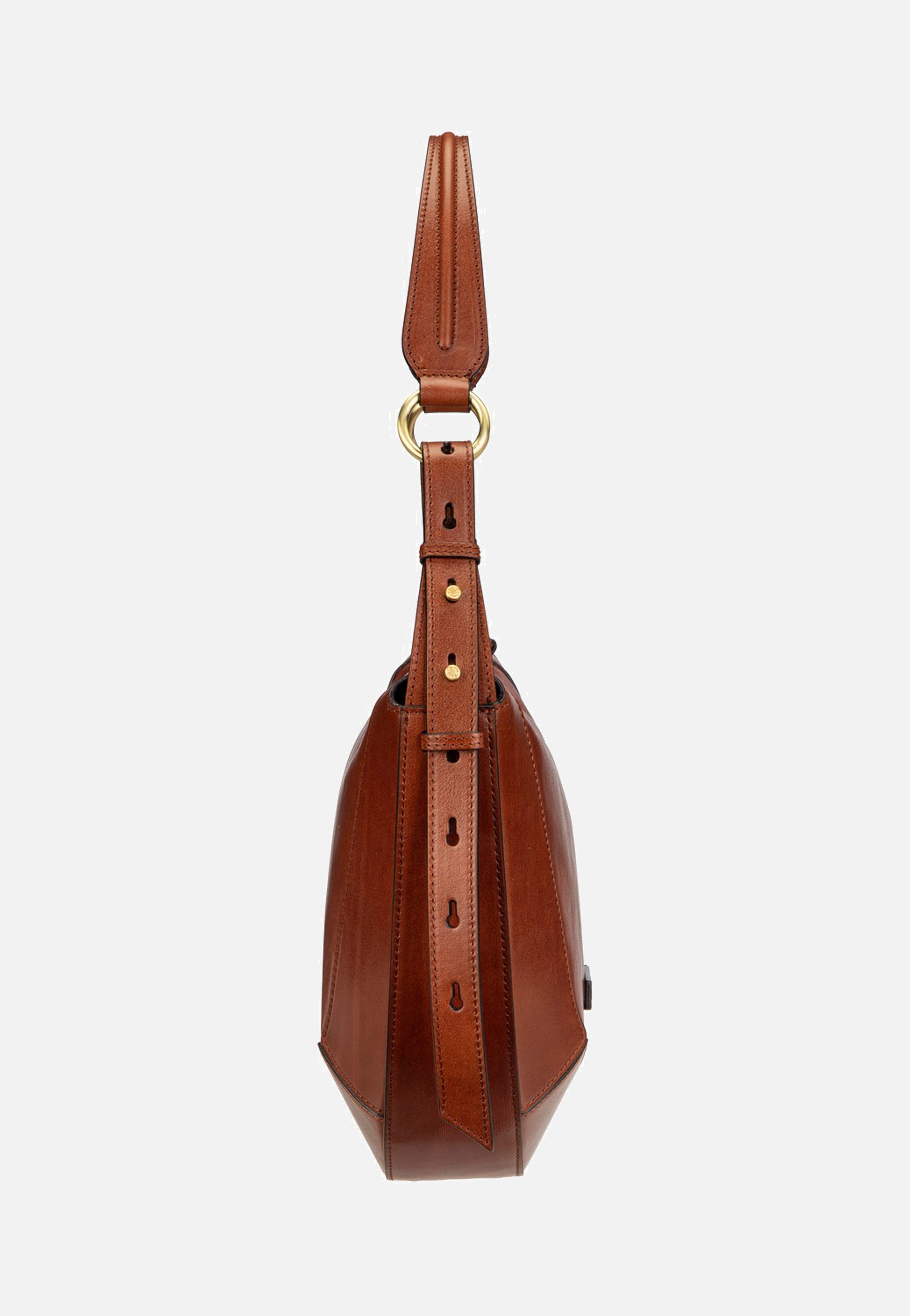 The Bridge Fedora Shoulder Marrone/Oro Hobo Bag