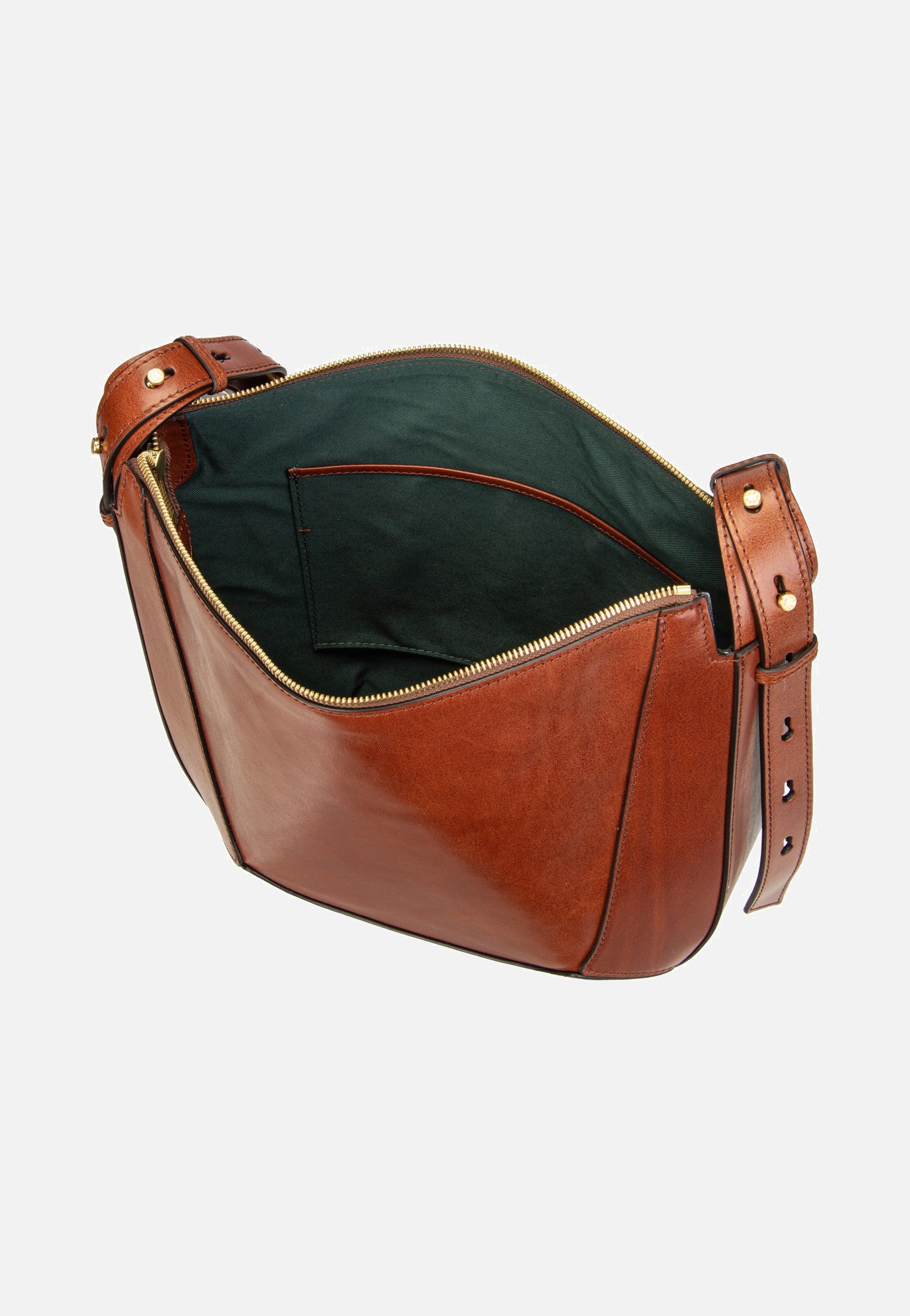 The Bridge Fedora Shoulder Marrone/Oro Hobo Bag
