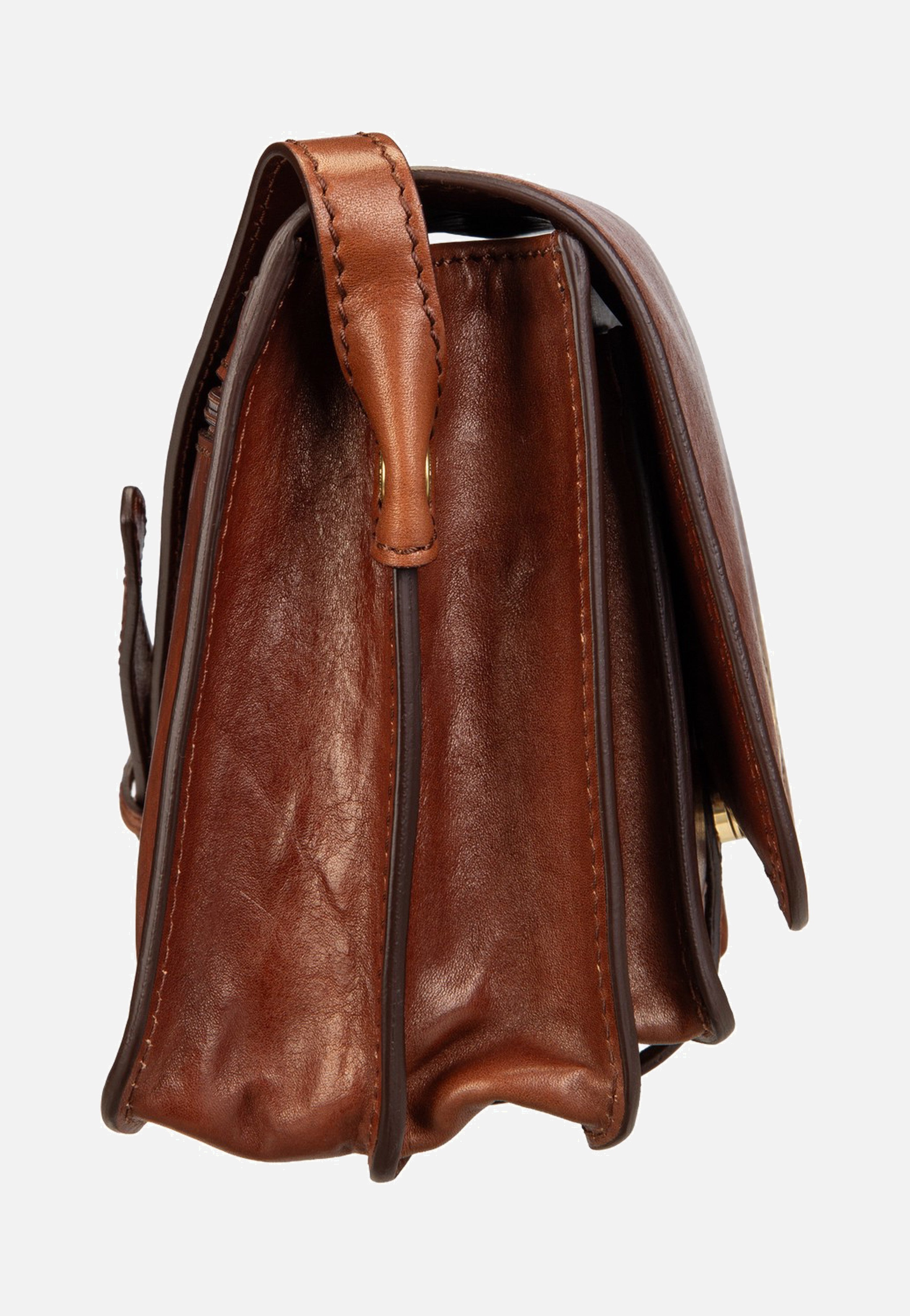 The Bridge Stodo Crossbody Marrone/Oro Crossbody Bag