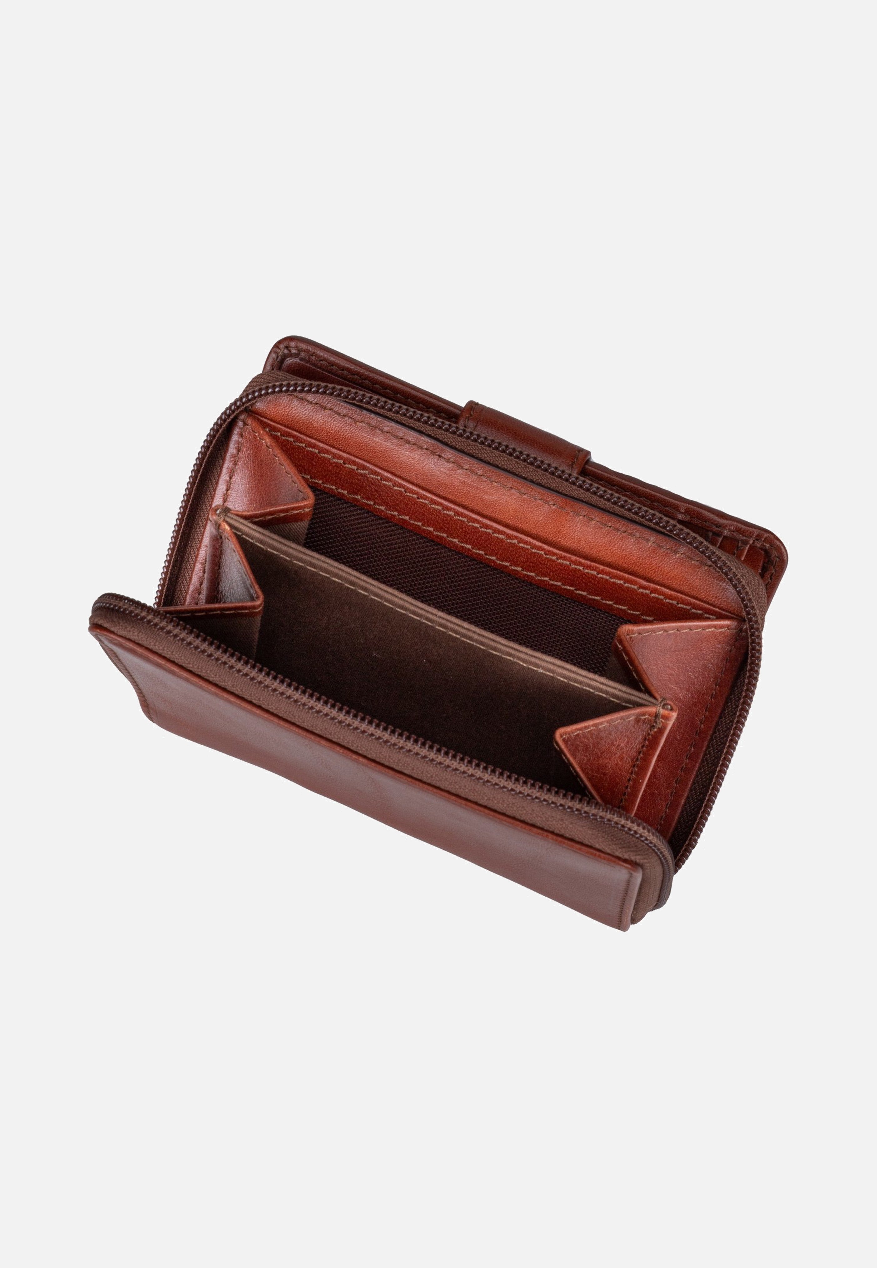 The Bridge Stodo Medium W/Zip Pocket 5 D Marrone/Oro Wallet