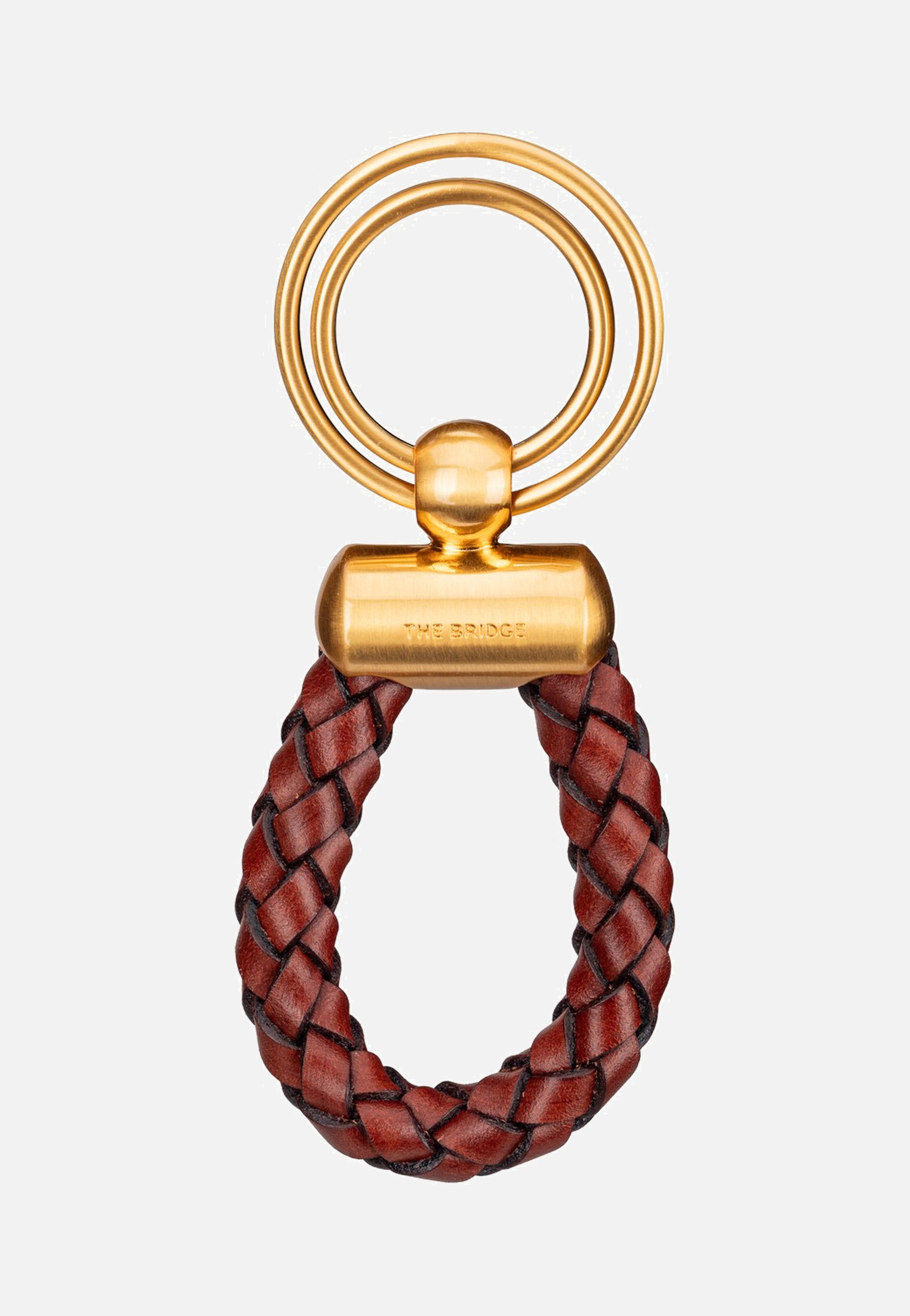 The Bridge Stouo Key Ring Marrone/Oro Keychain