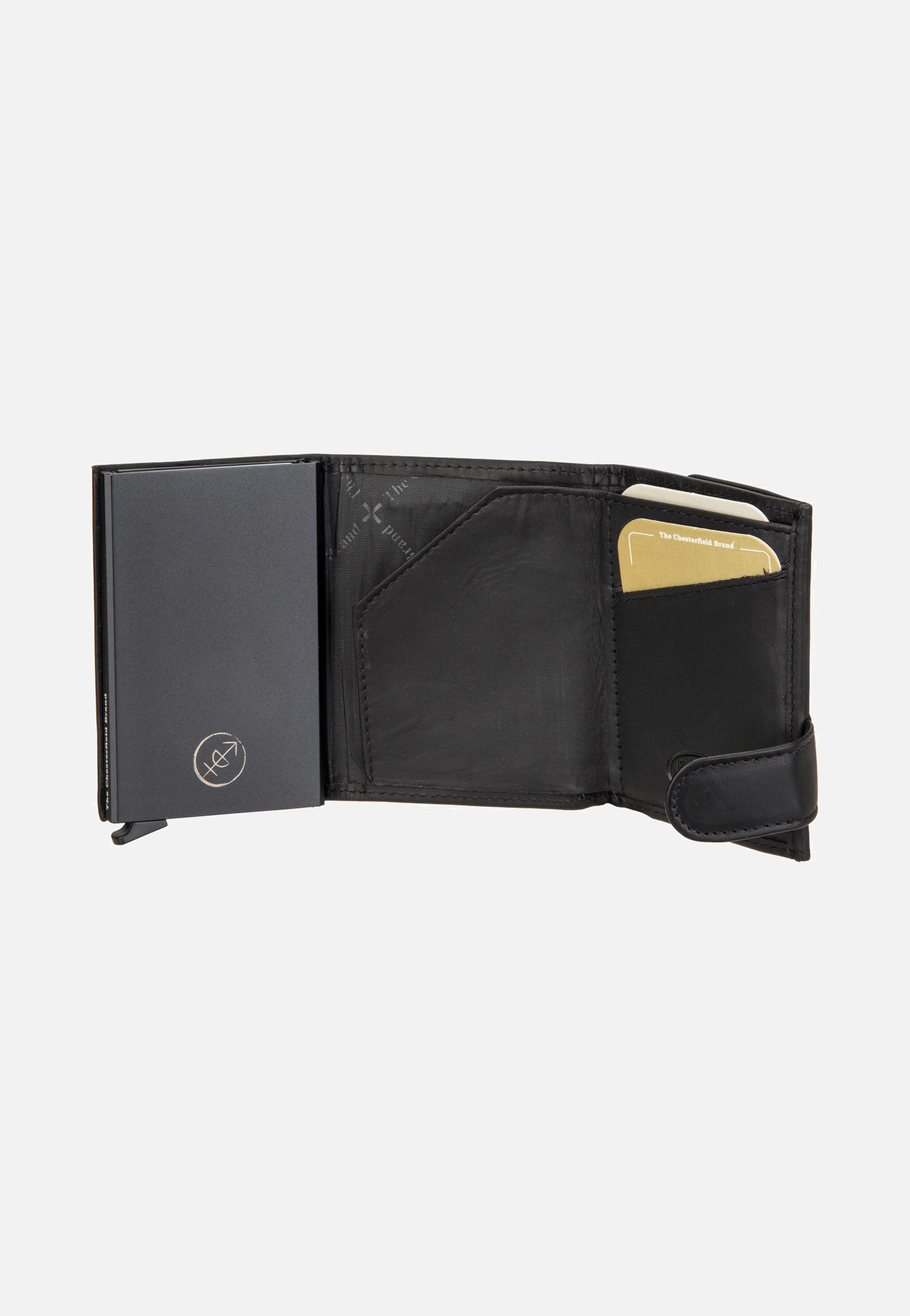 The Chesterfield Brand Frankfurt 0456 Black Card Holder