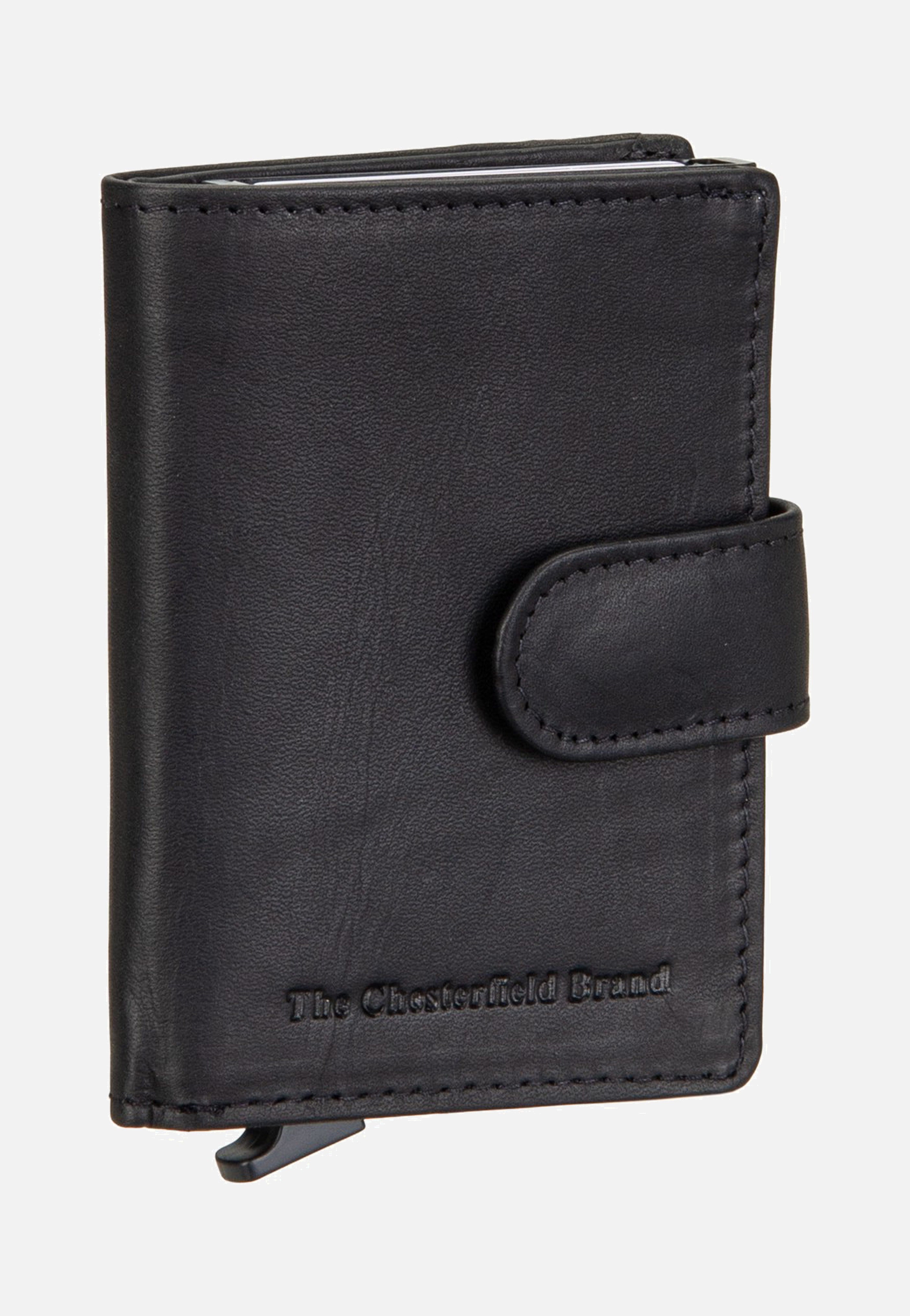 The Chesterfield Brand Loughton 0381 Black Card Holder
