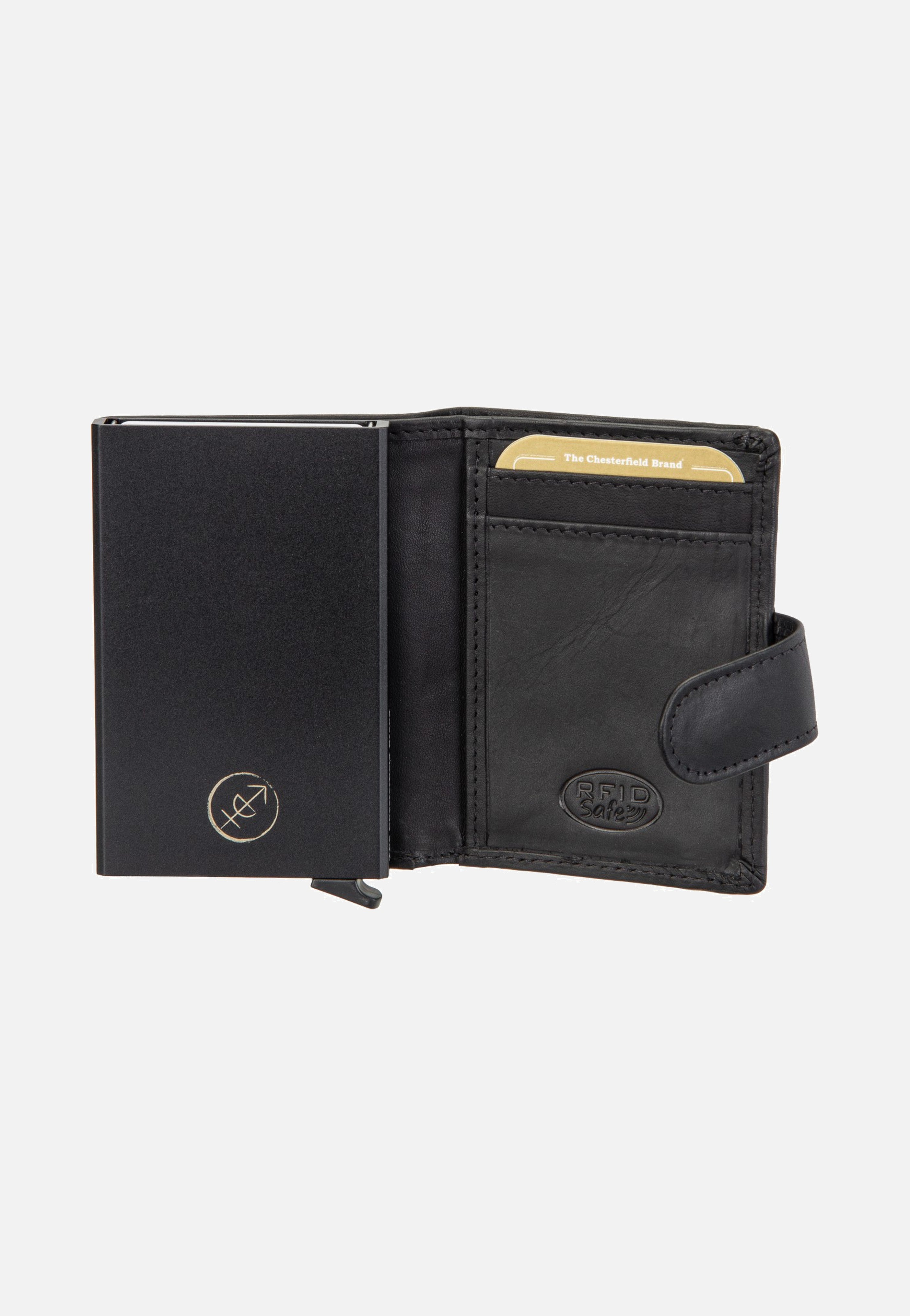 The Chesterfield Brand Loughton 0381 Black Card Holder