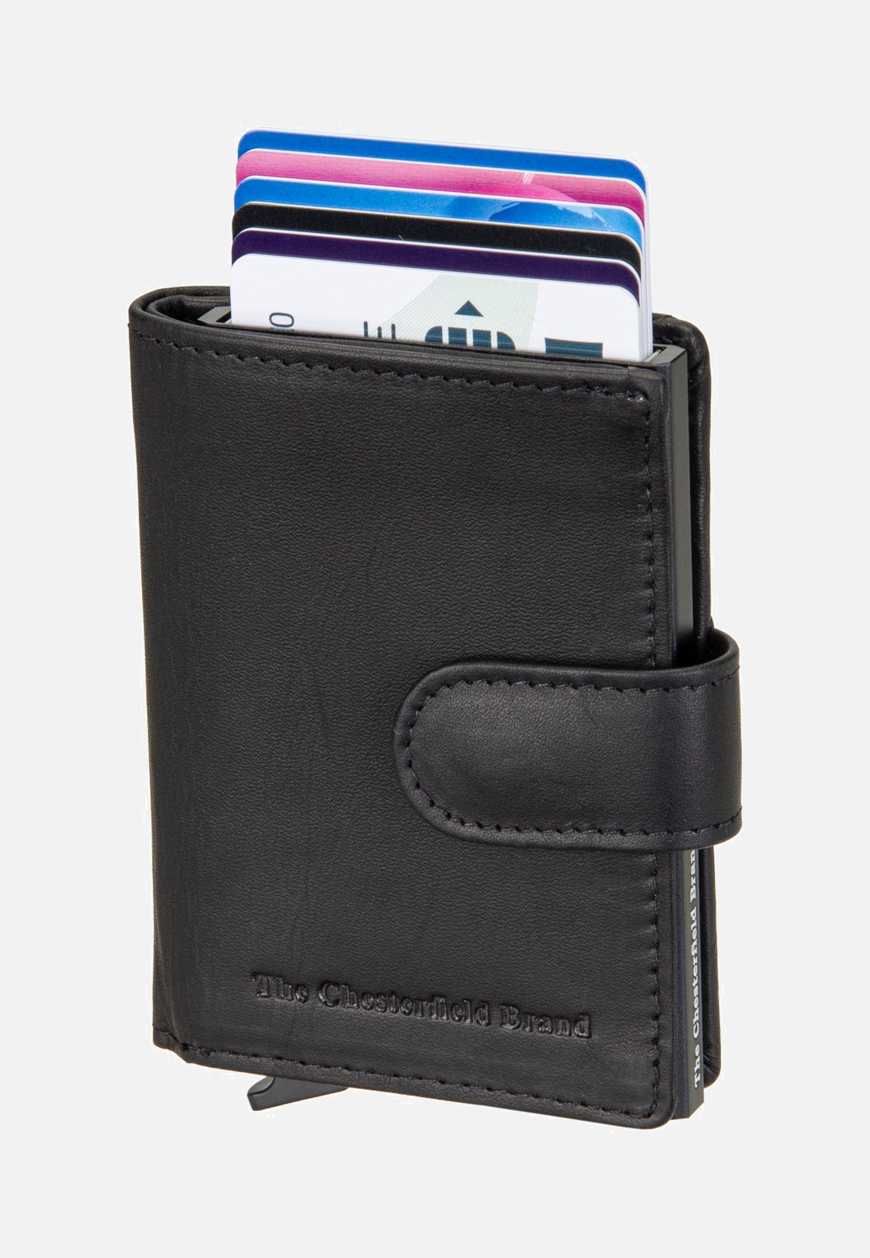 The Chesterfield Brand Loughton 0381 Black Card Holder