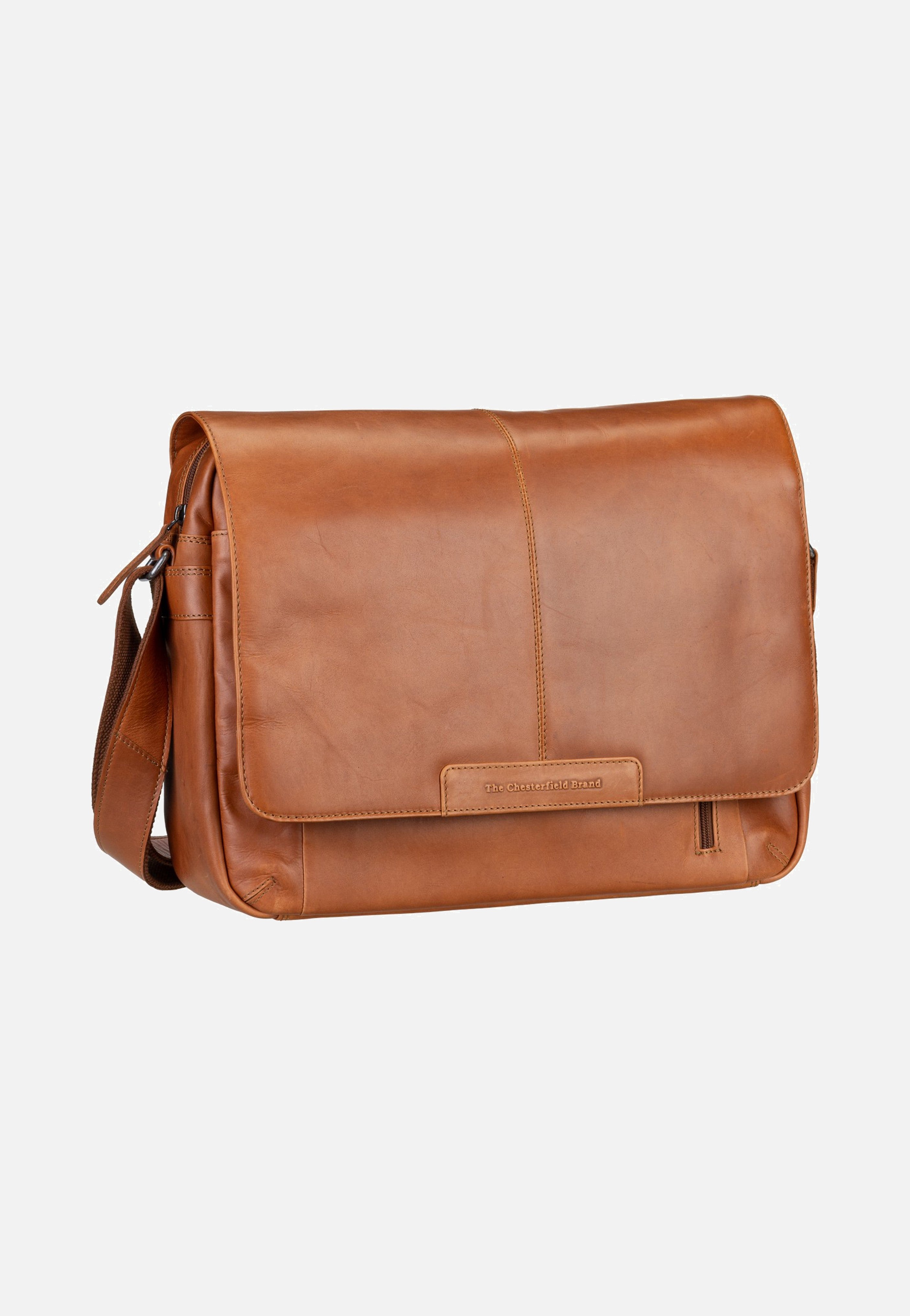 The Chesterfield Brand Richard 0552 Cognac Messenger Bag