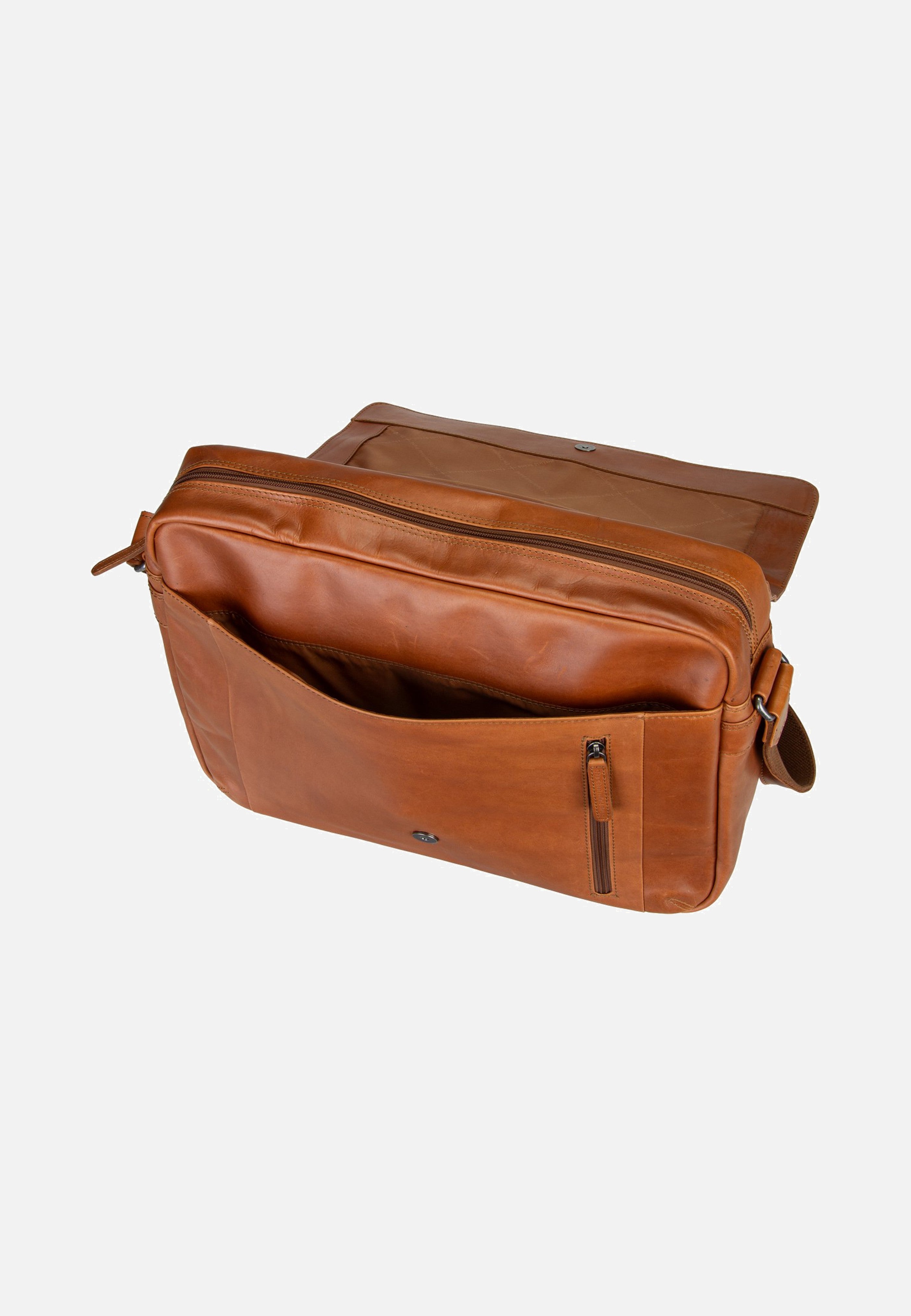 The Chesterfield Brand Richard 0552 Cognac Messenger Bag