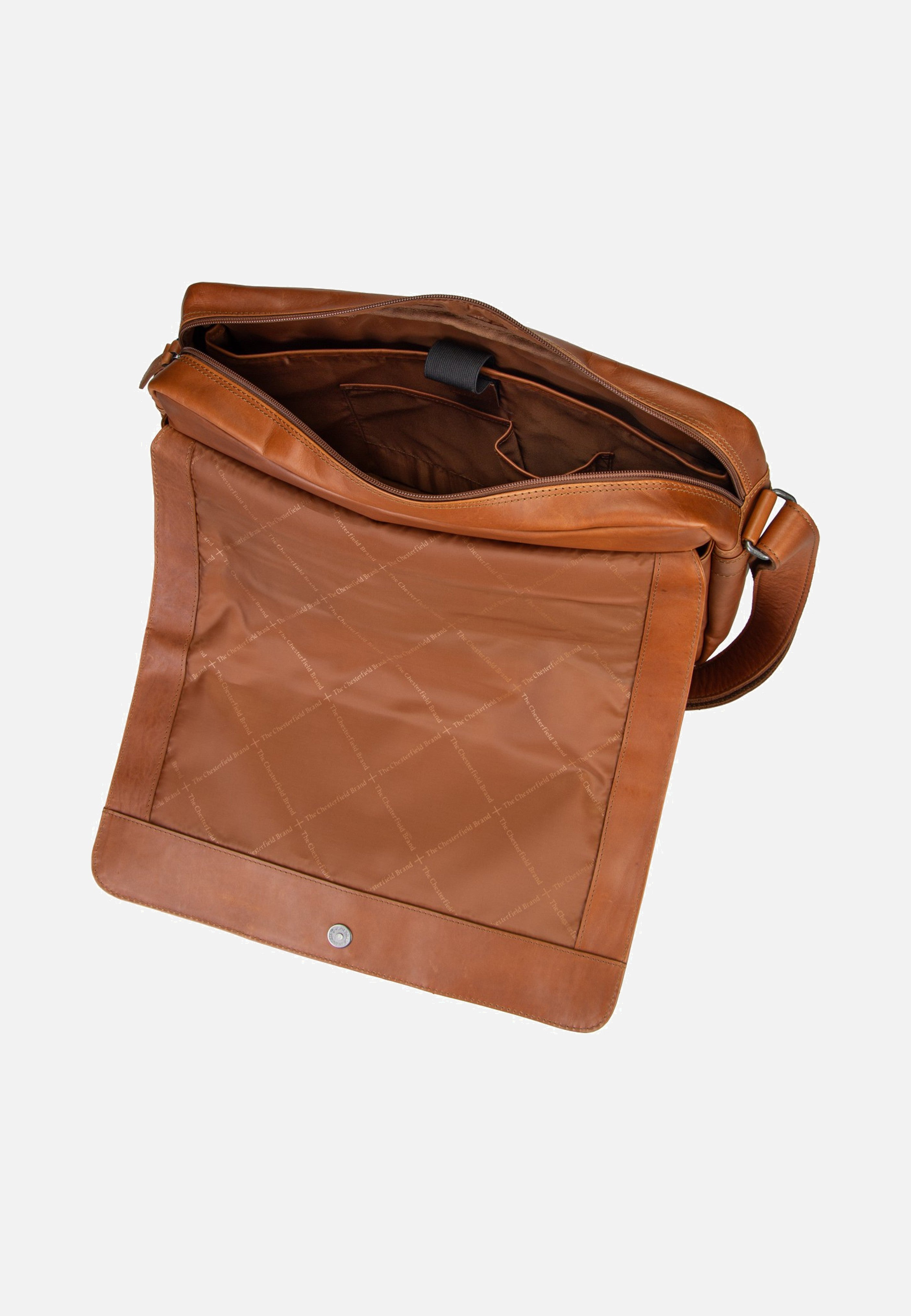 The Chesterfield Brand Richard 0552 Cognac Messenger Bag