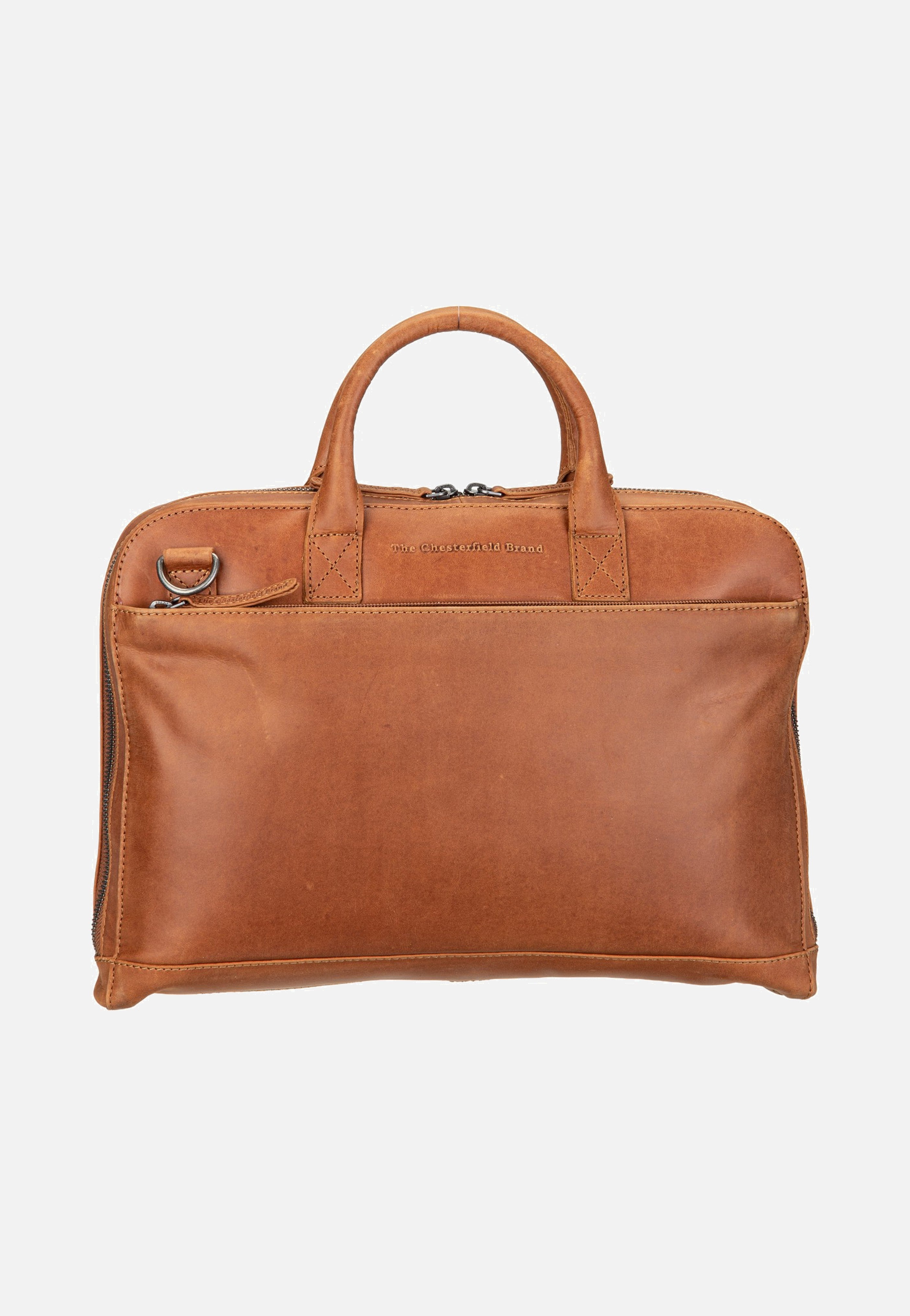 The Chesterfield Brand Tilbury 1097 Cognac Briefcase