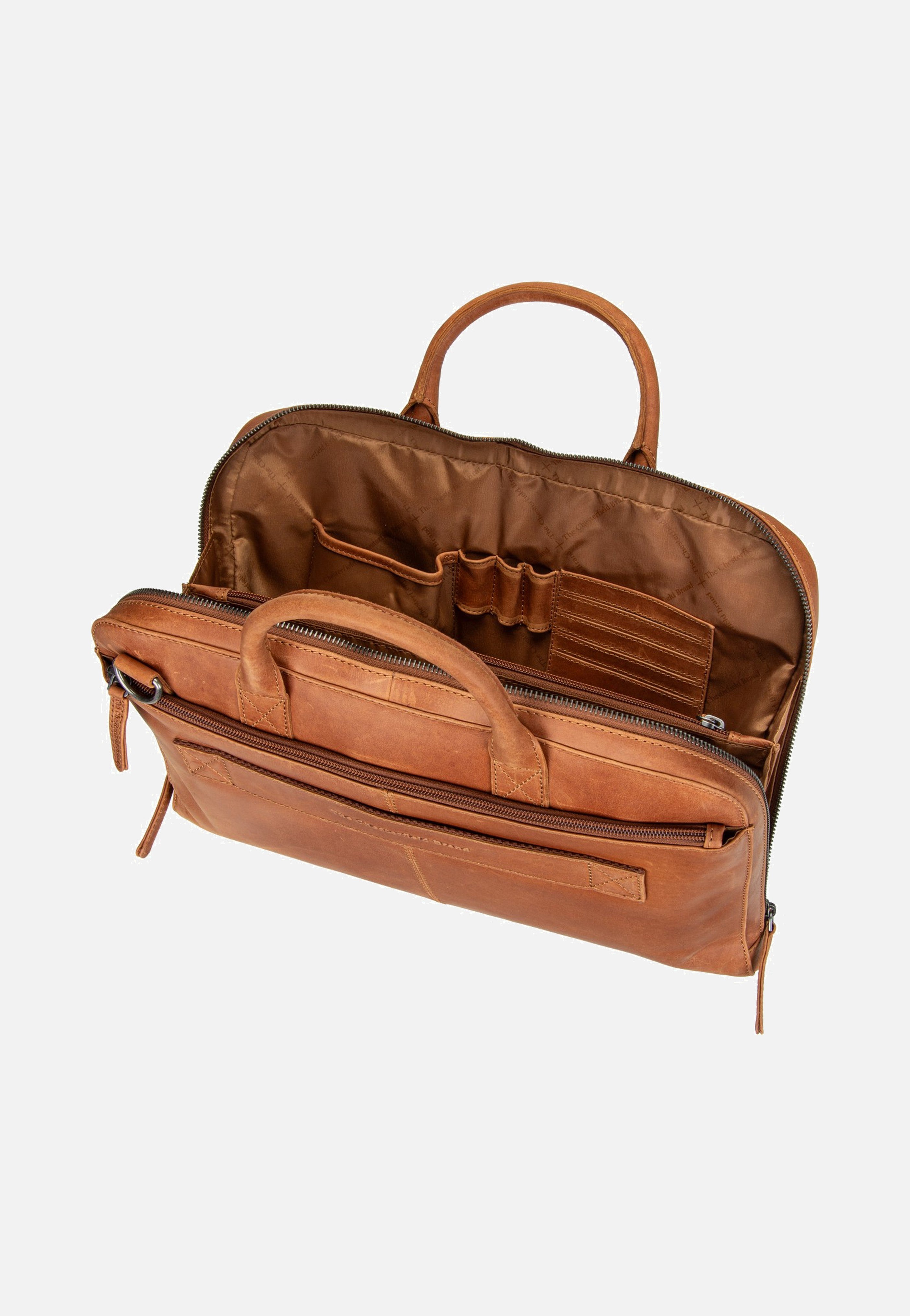 The Chesterfield Brand Tilbury 1097 Cognac Briefcase