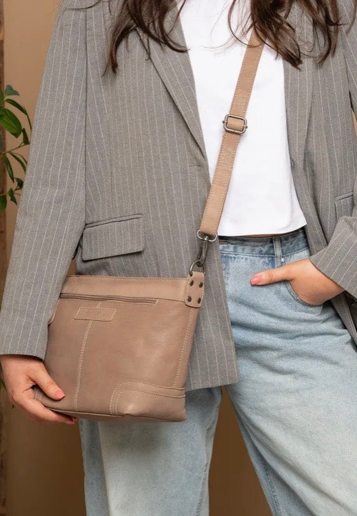 The Chesterfield Brand Zarita 1422 Taupe Shoulder Bag