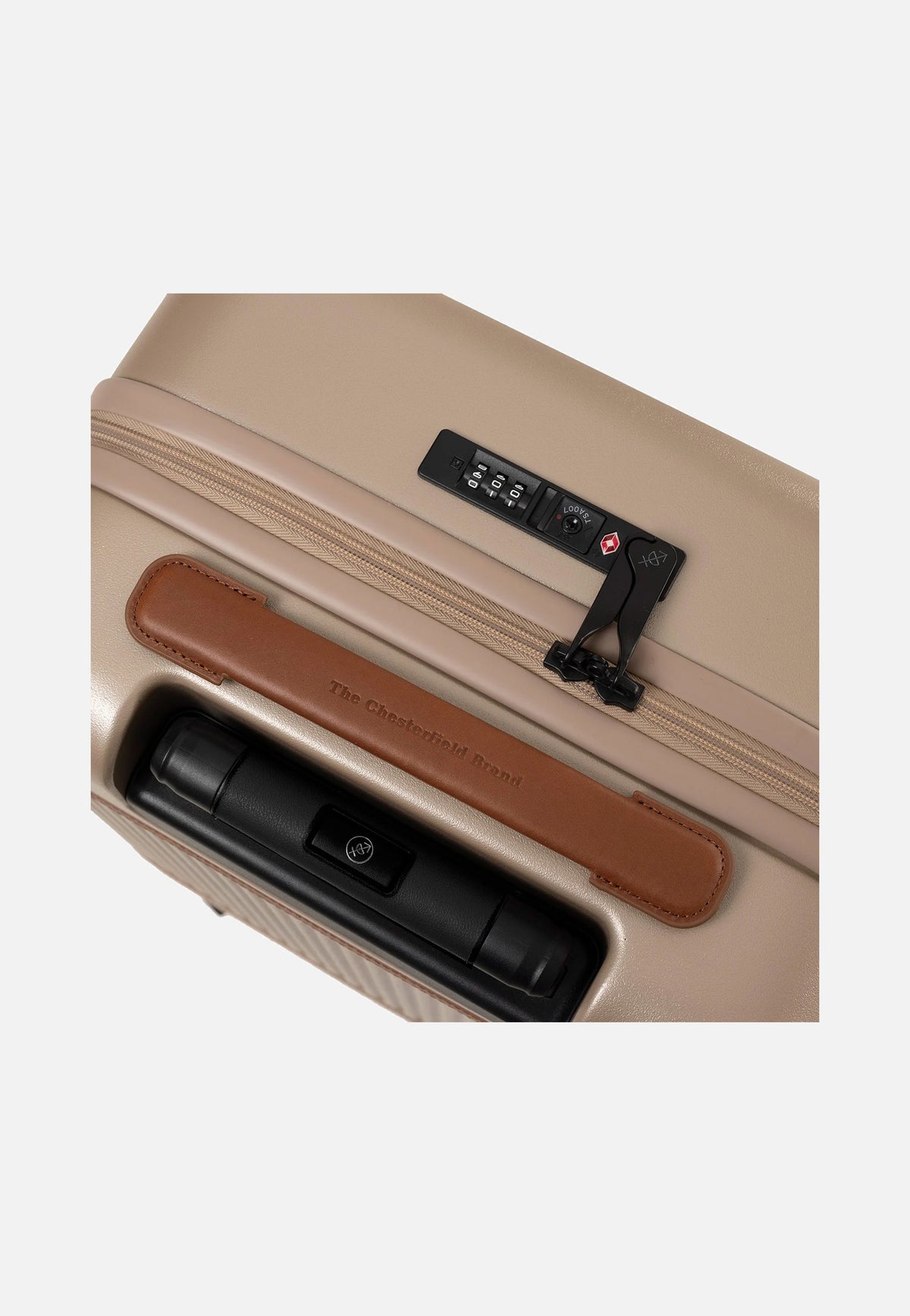 The Chesterfield Brand Zuna Cabin Champagne Suitcase