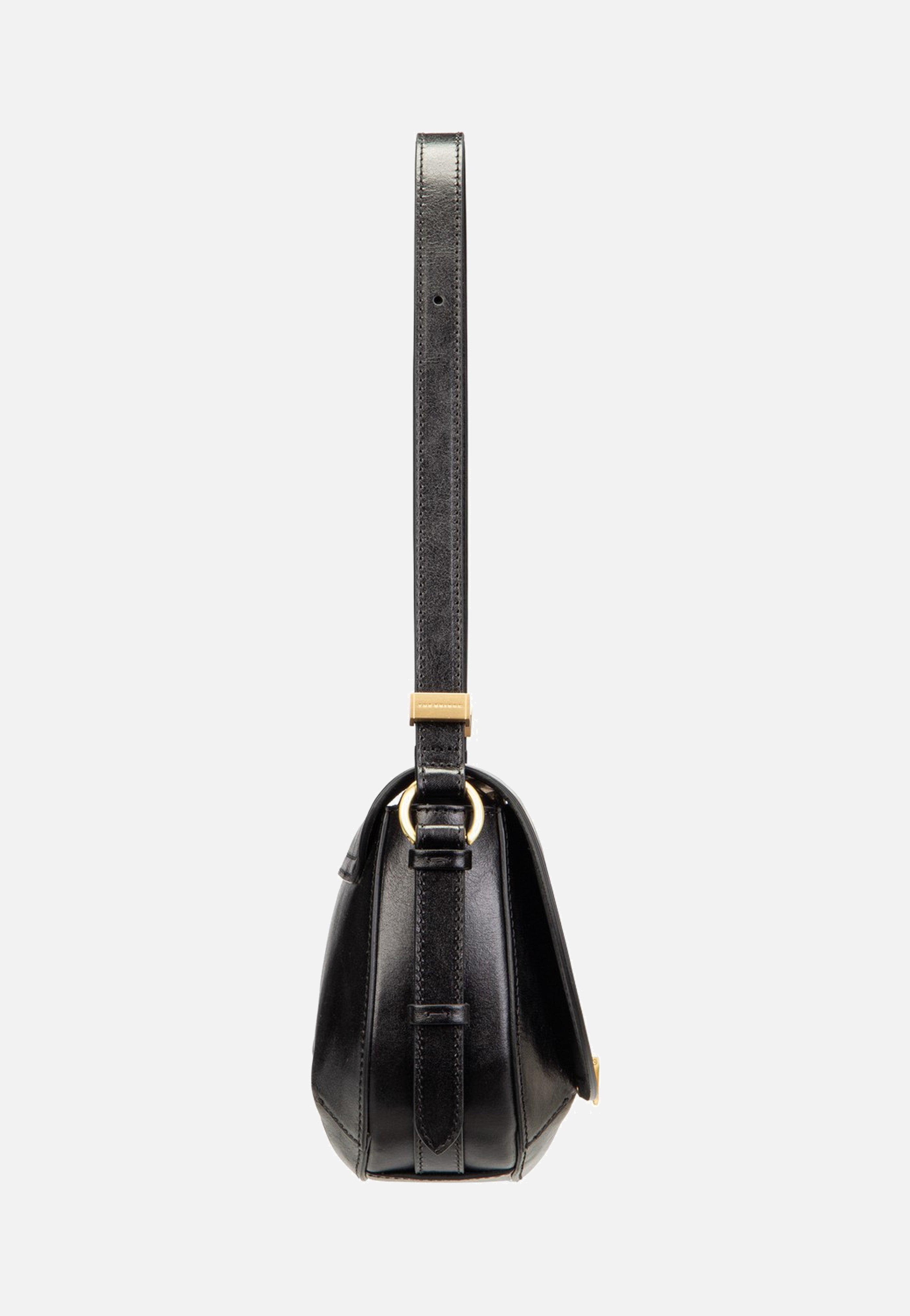 The Bridge Federica Crossbody Nero/Oro Crossbody Bag