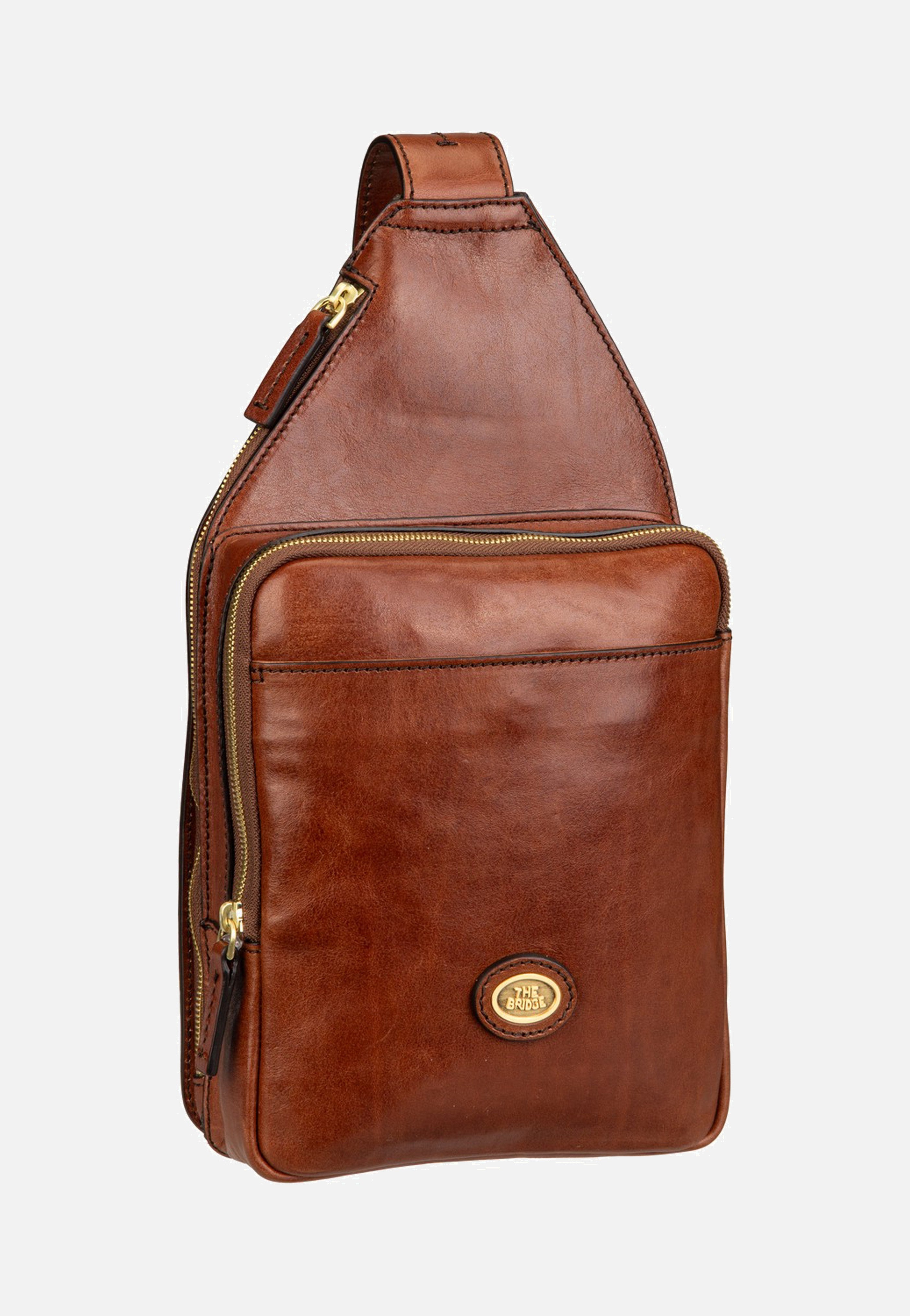 The Bridge - Story Uomo Sling Pack Marrone/Oro - Sling Bag | Neutral-Image