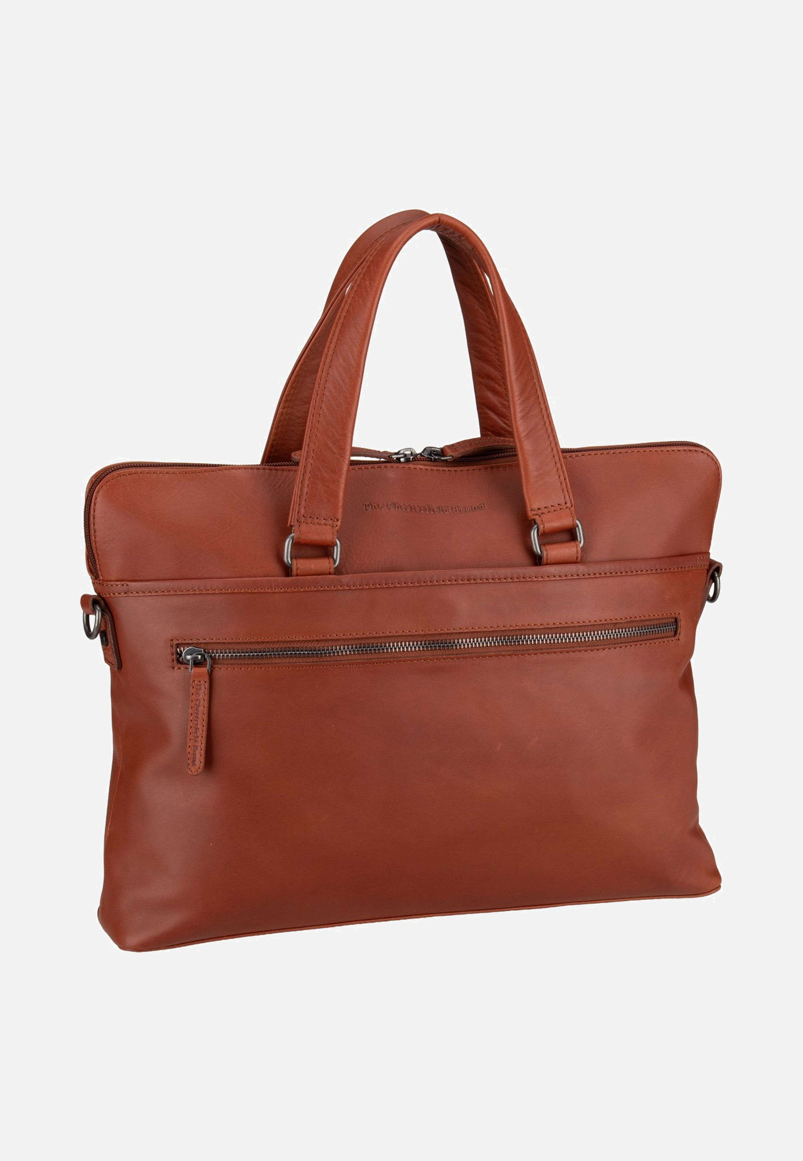 The Chesterfield Brand Elvas 1103 Cognac Briefcase