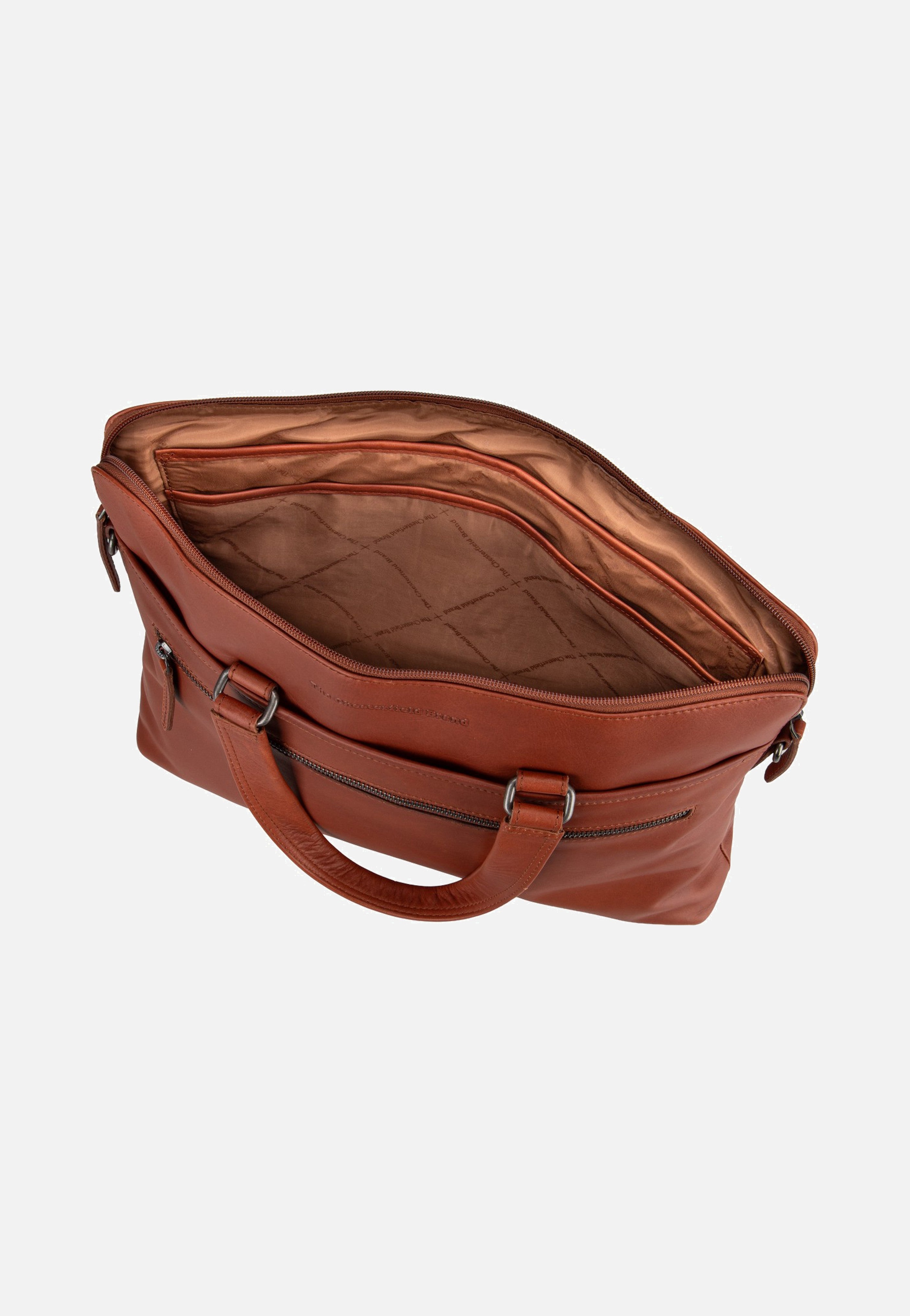 The Chesterfield Brand Elvas 1103 Cognac Briefcase