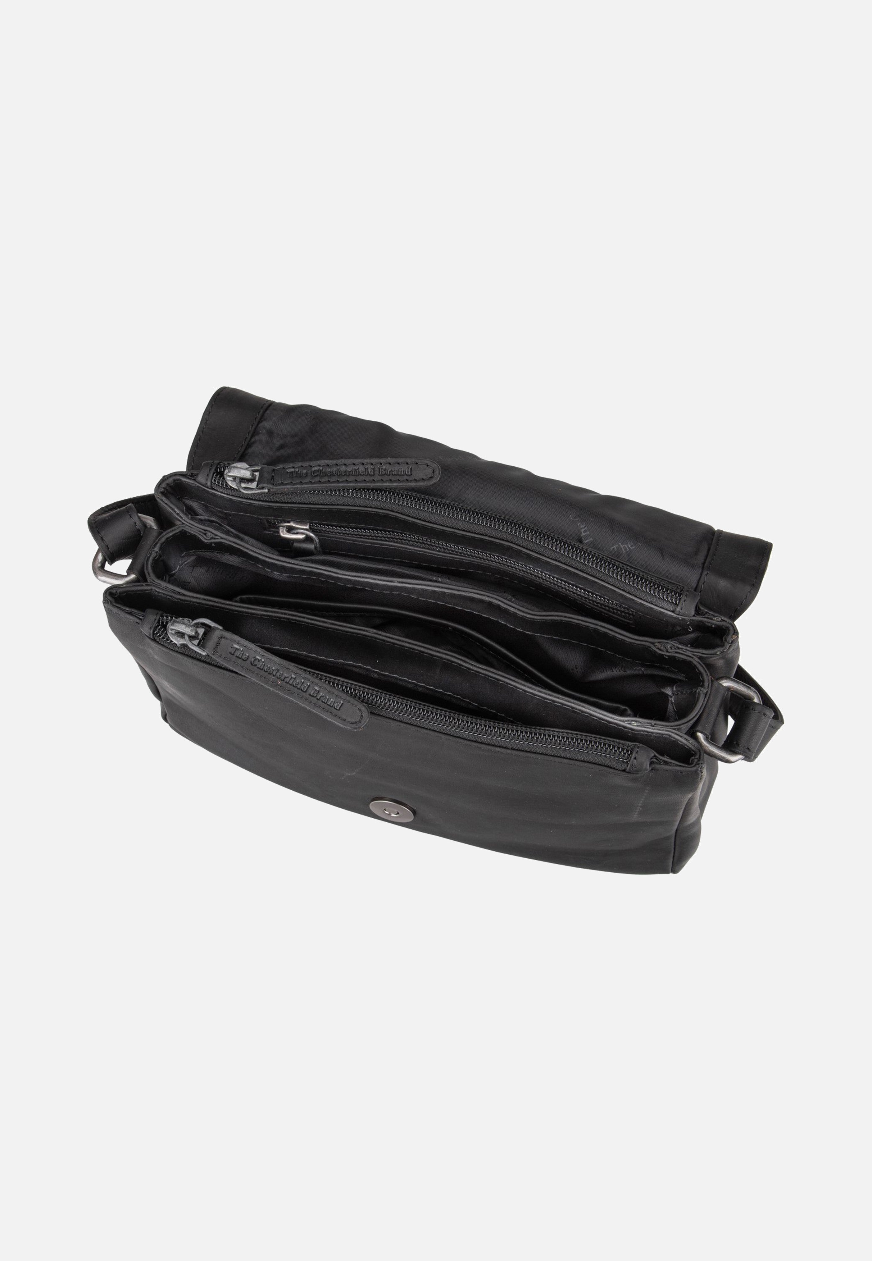 The Chesterfield Brand Forano 1361 Black Crossbody Bag
