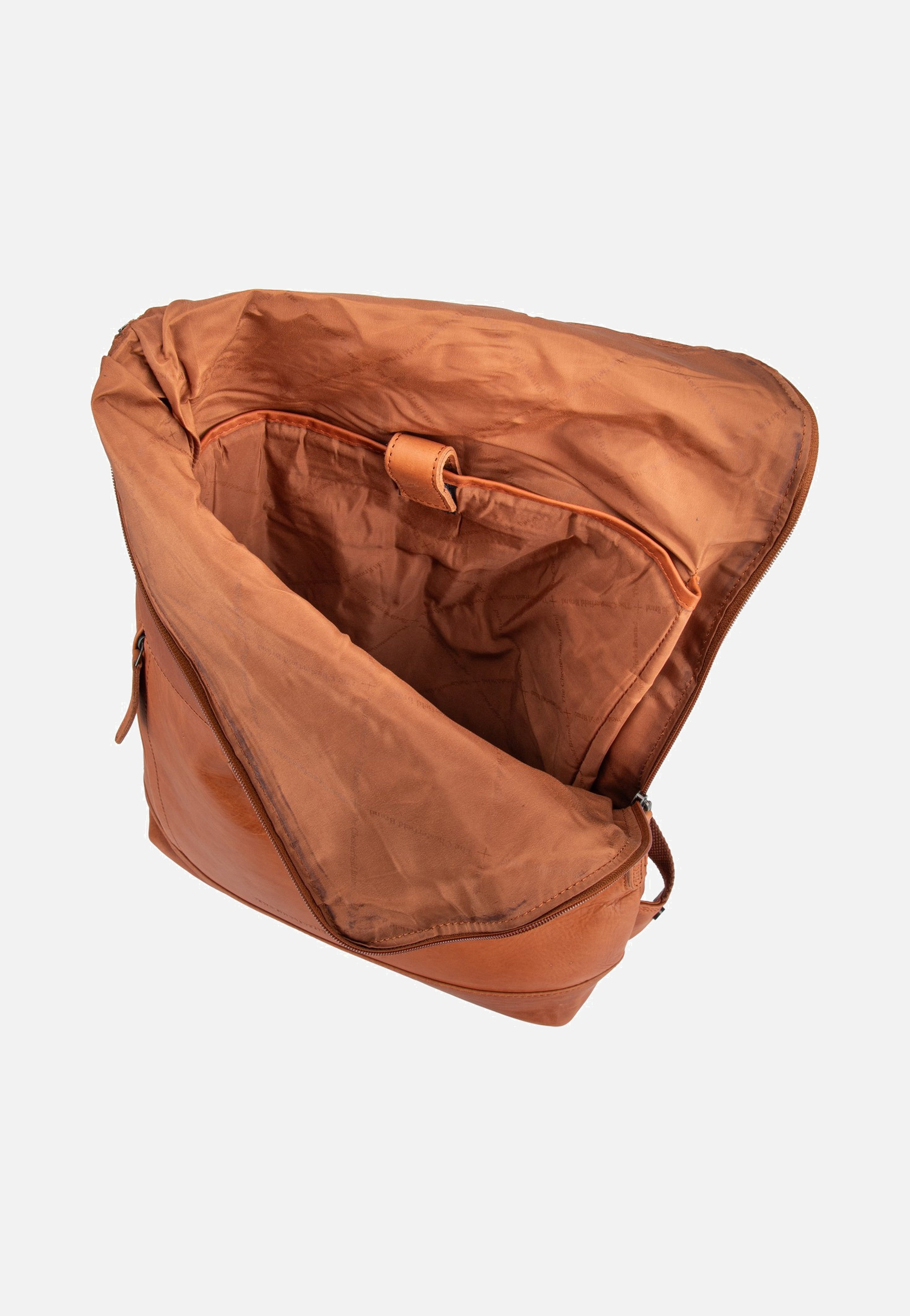 The Chesterfield Brand Larsson 0338 Cognac Rolltop Backpack