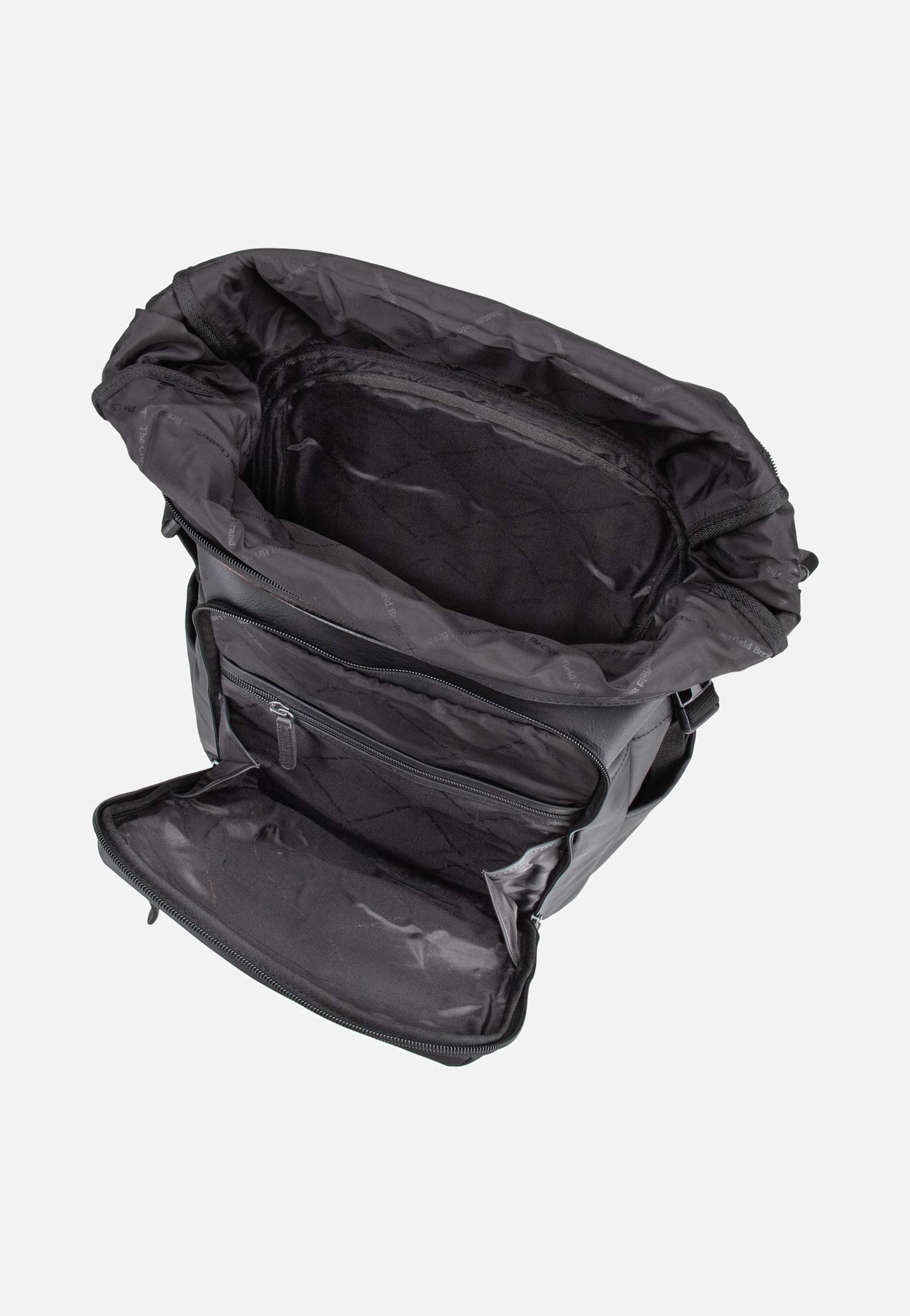 The Chesterfield Brand - Remo 0713 Black - Rolltop Backpack | Neutral-Image