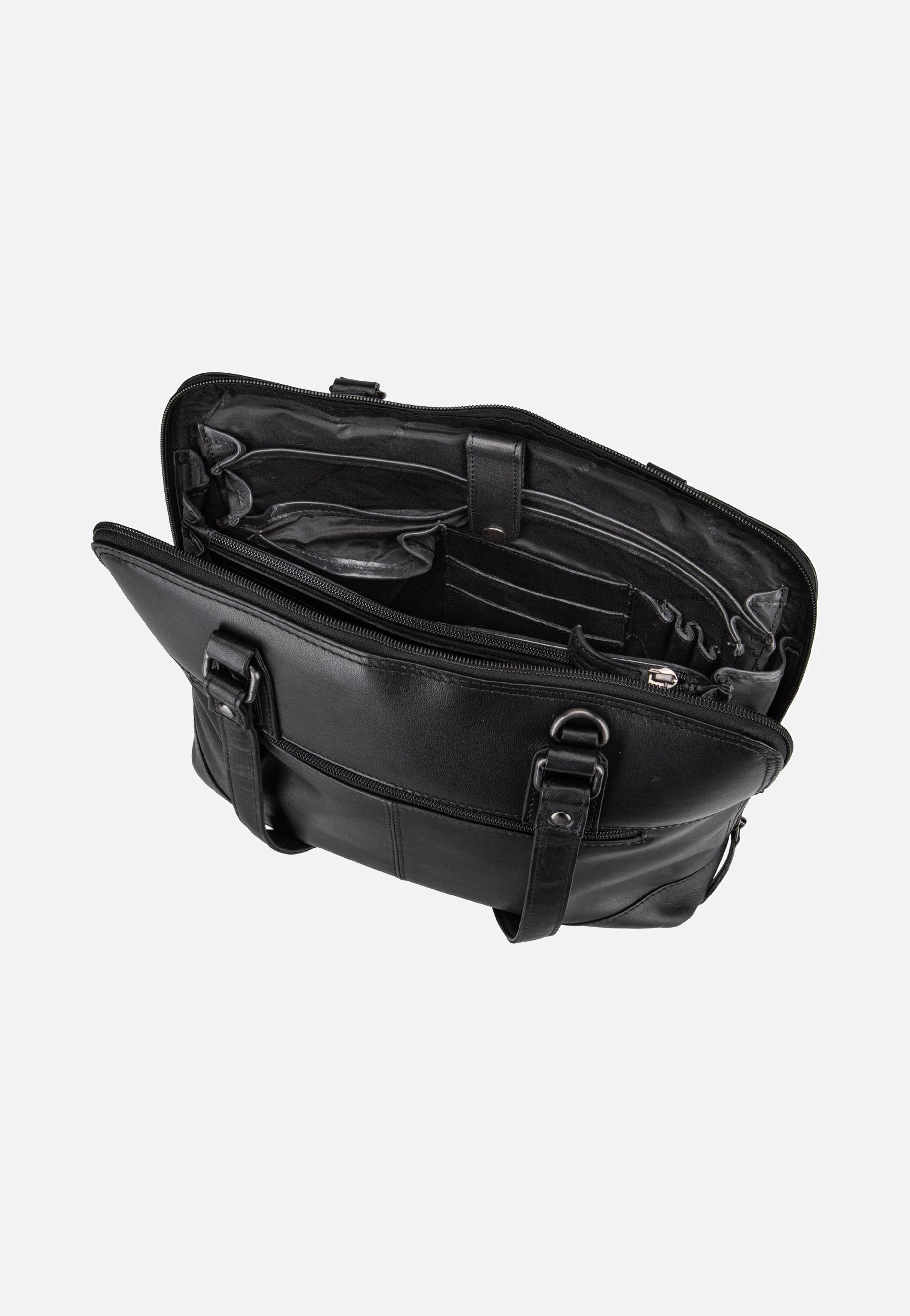 The Chesterfield Brand Viamonte 1392 Black Shoulder Bag