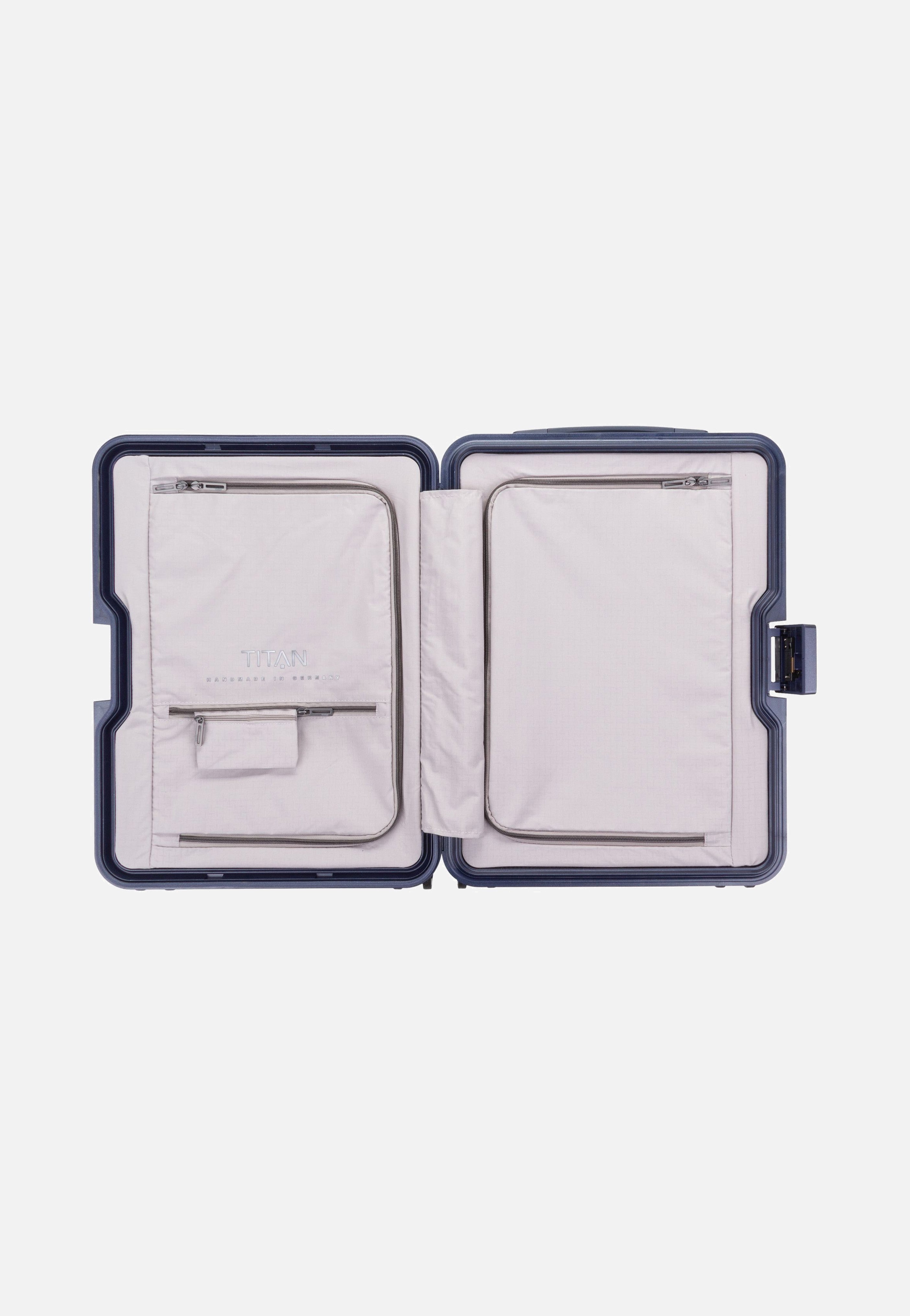 Titan Litron Frame 4w Trolley S Silber Suitcase