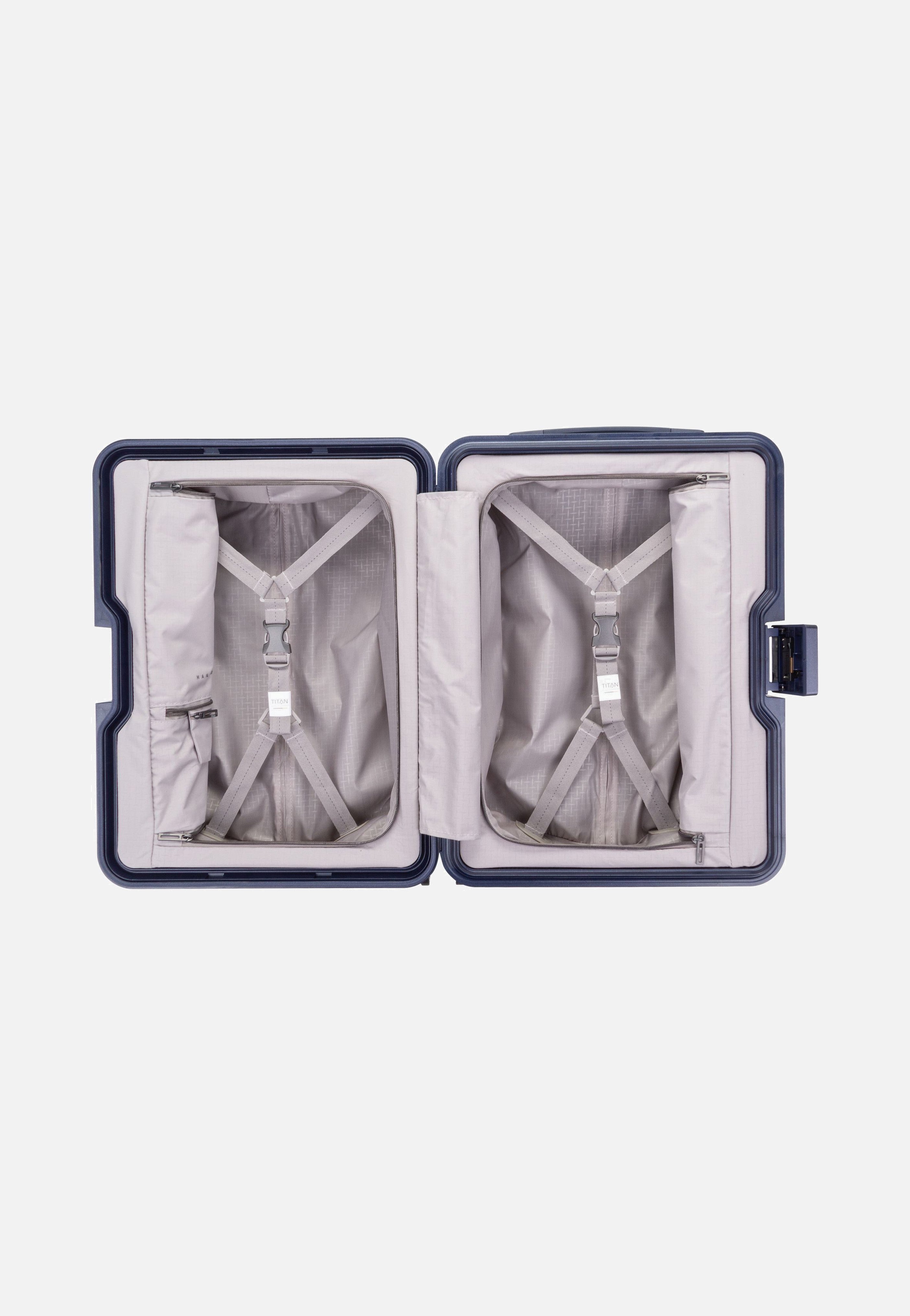 Titan Litron Frame 4w Trolley S Silber Suitcase