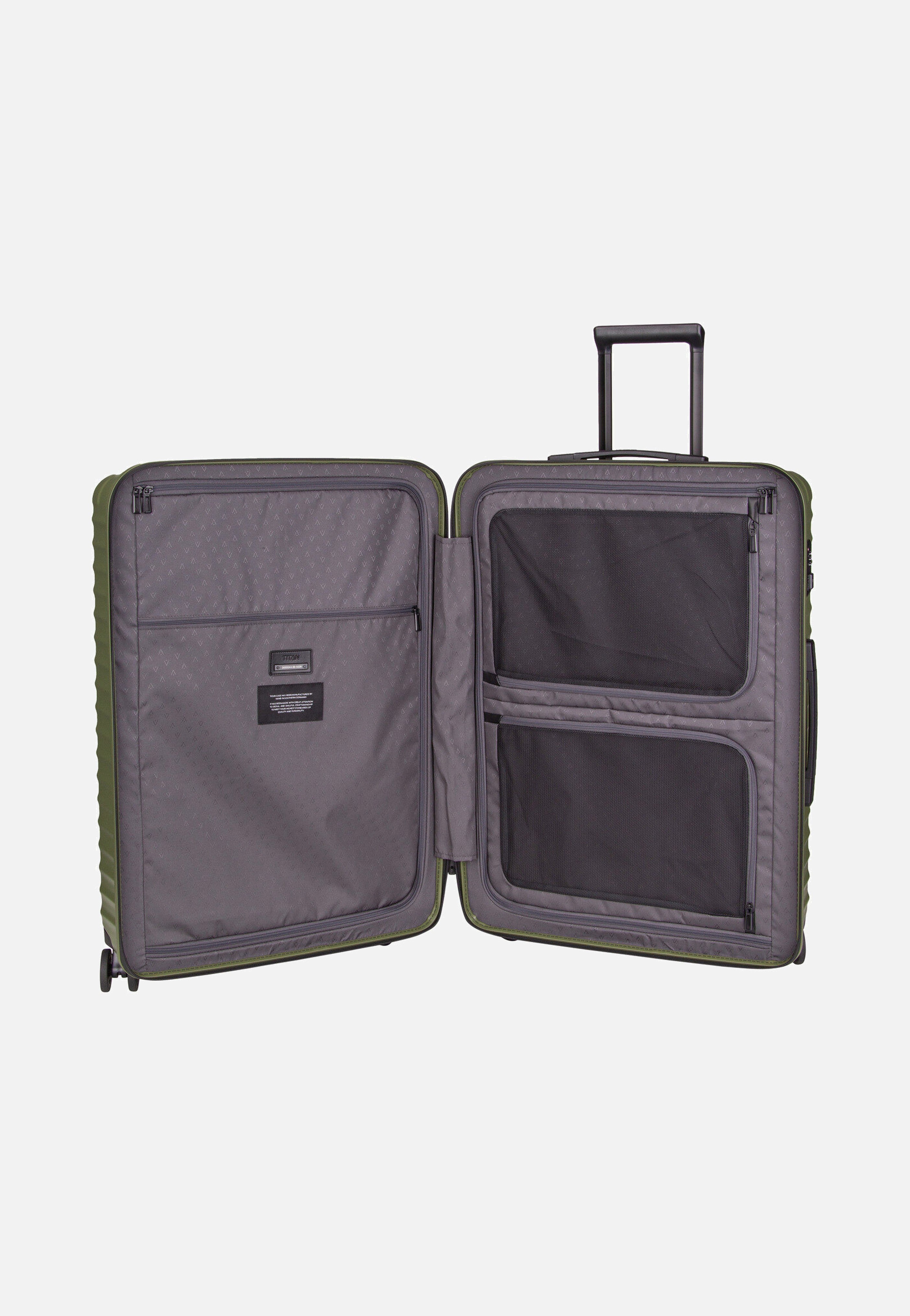 Titan - UPGRADE 4w Trolley L Forest Green - Suitcase | Neutral-Image