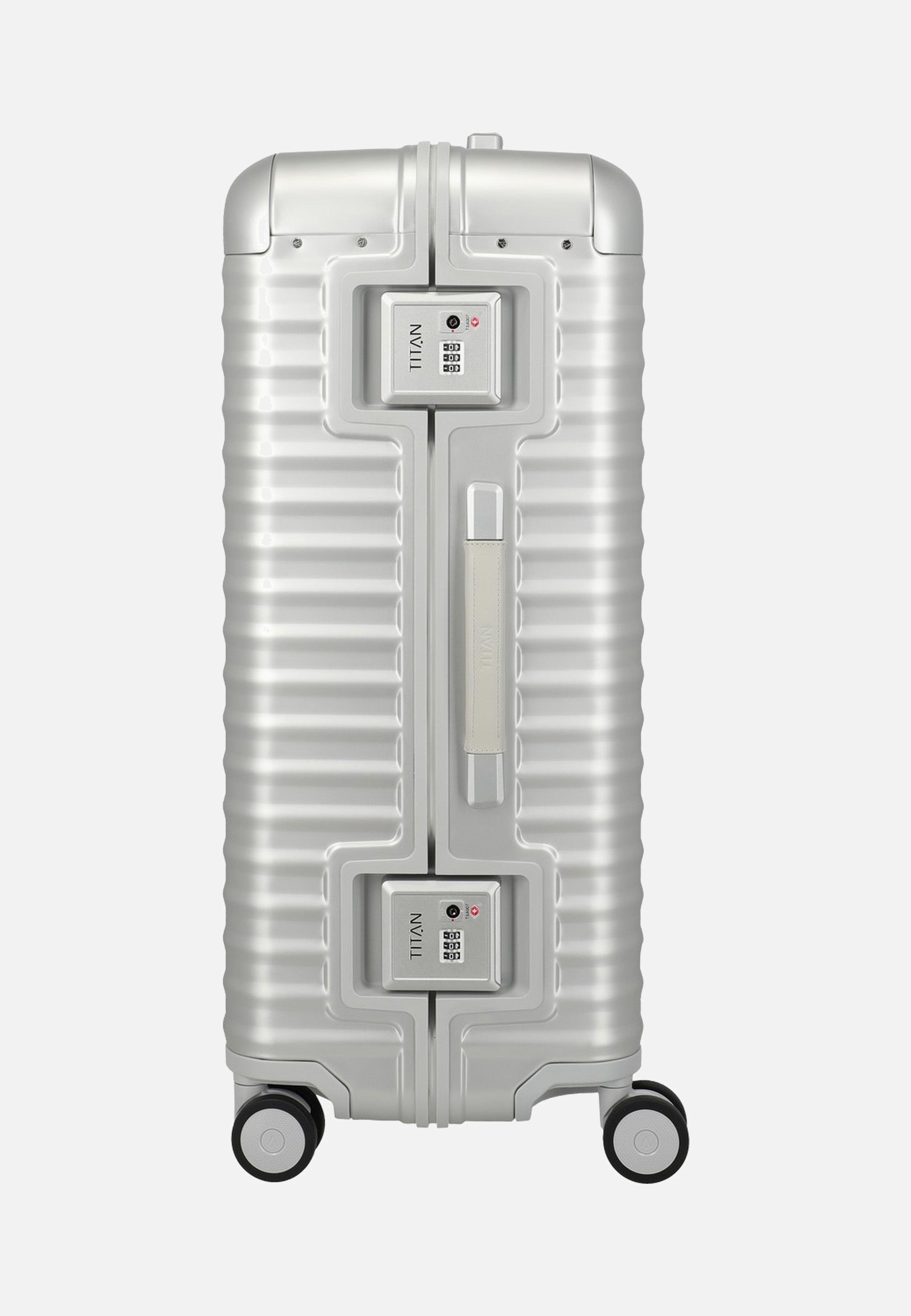 Titan ETERNITY 4w Trolley L Silver Suitcase