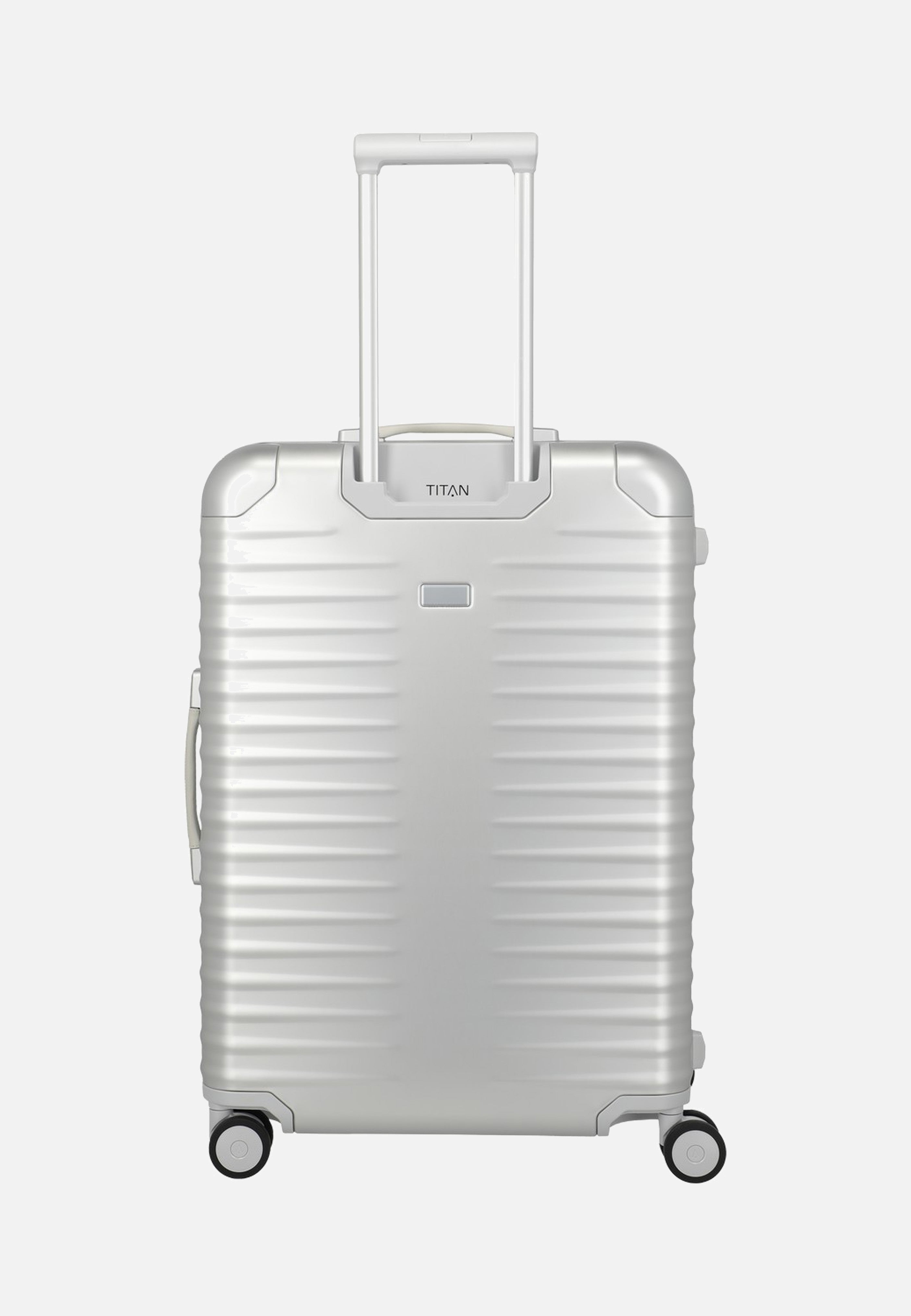 Titan ETERNITY 4w Trolley L Silver Suitcase