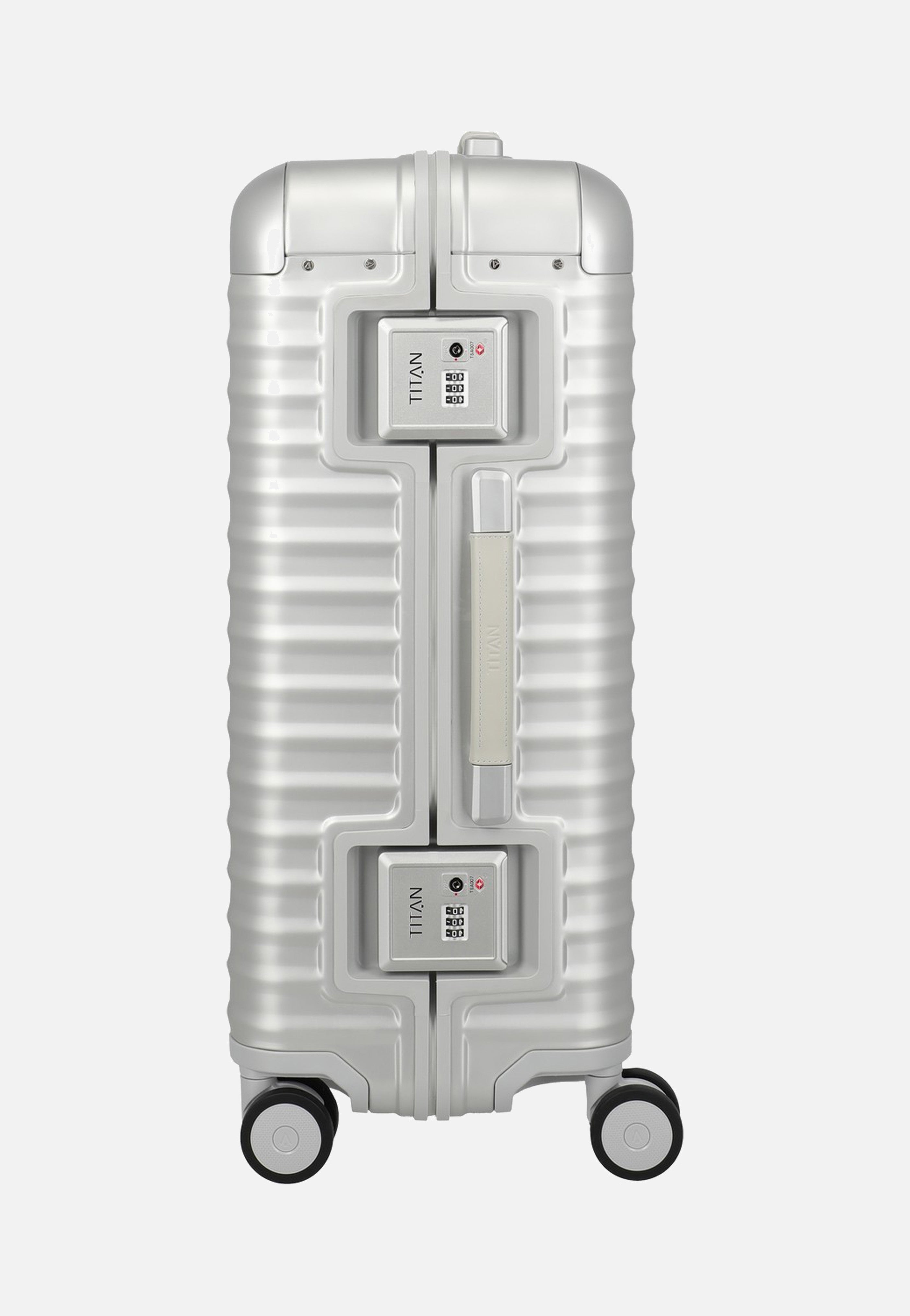 Titan ETERNITY 4w Trolley M+ Silver Suitcase