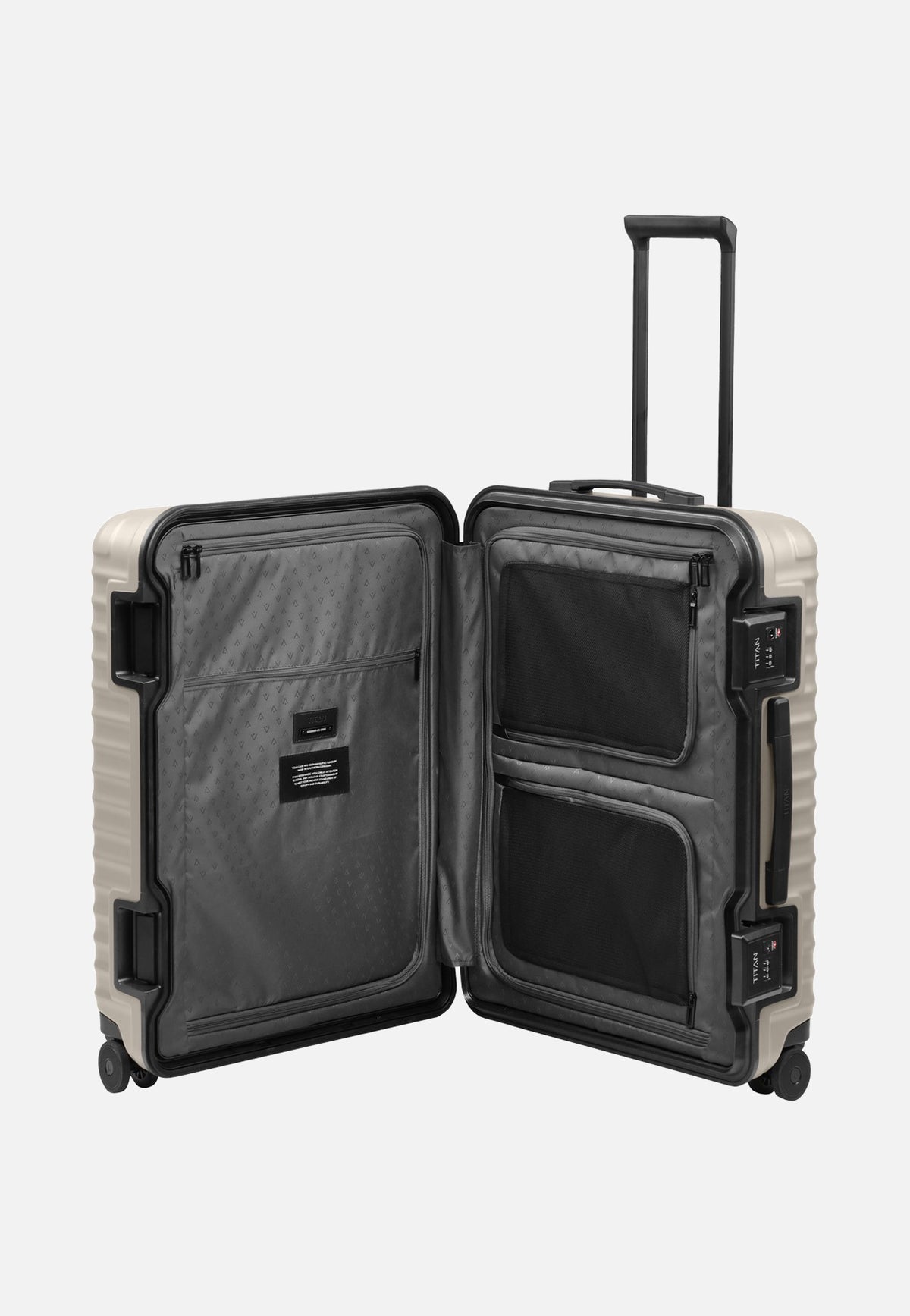 Titan OVERSEAS 4w Trolley M+ Moonstone Grey Maleta