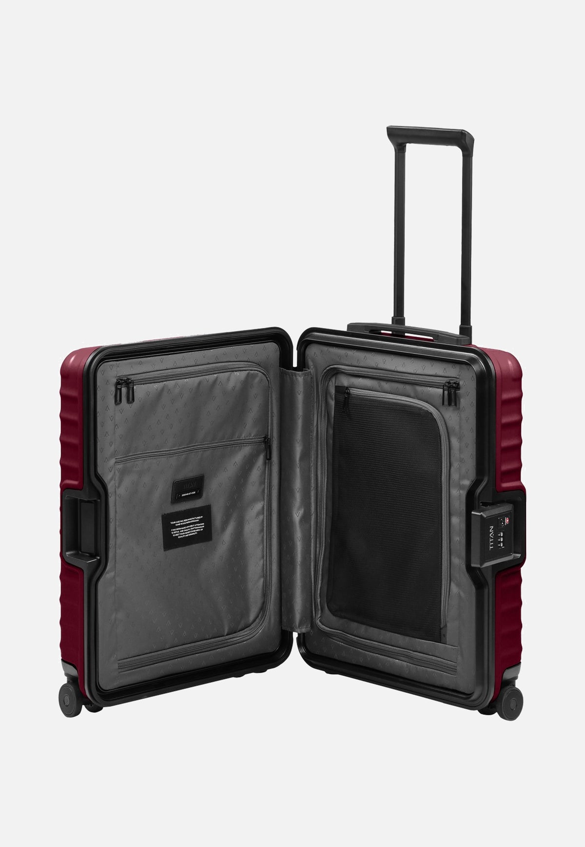 Titan OVERSEAS 4w Trolley S20 Emberwood Red Maleta