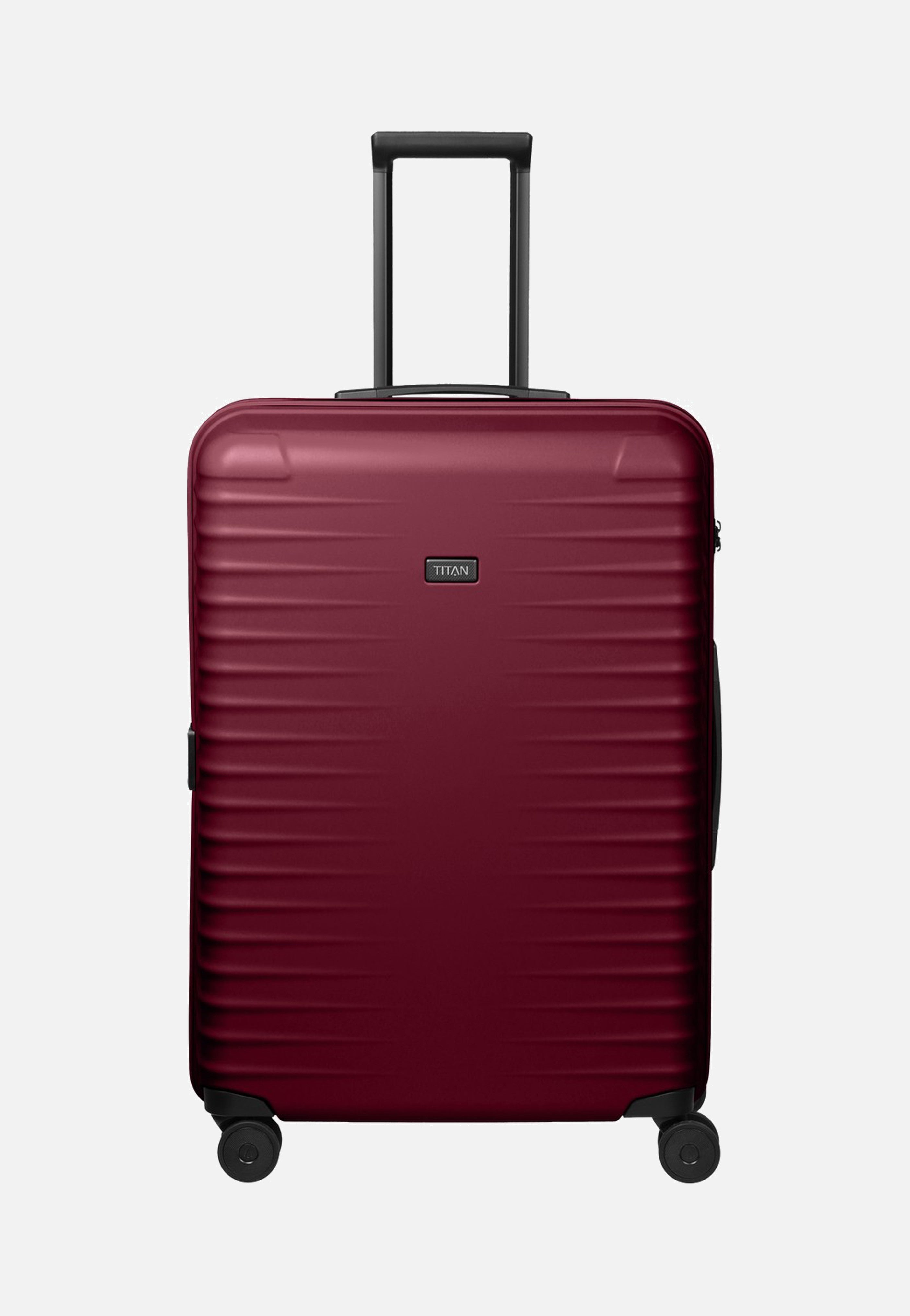 Titan UPGRADE 4w Trolley L Emberwood Red Suitcase