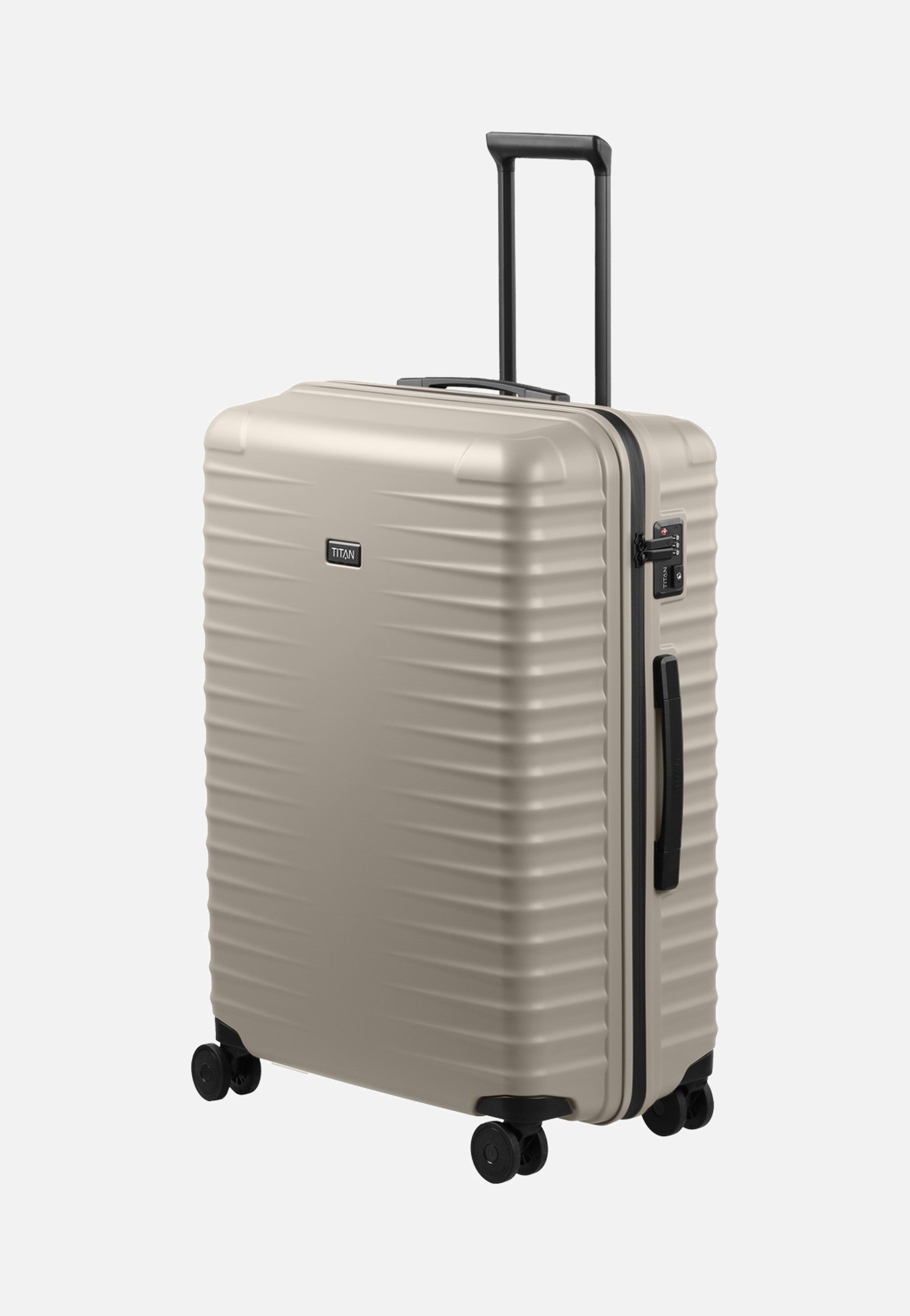 Titan UPGRADE 4w Trolley L Moonstone Grey Suitcase