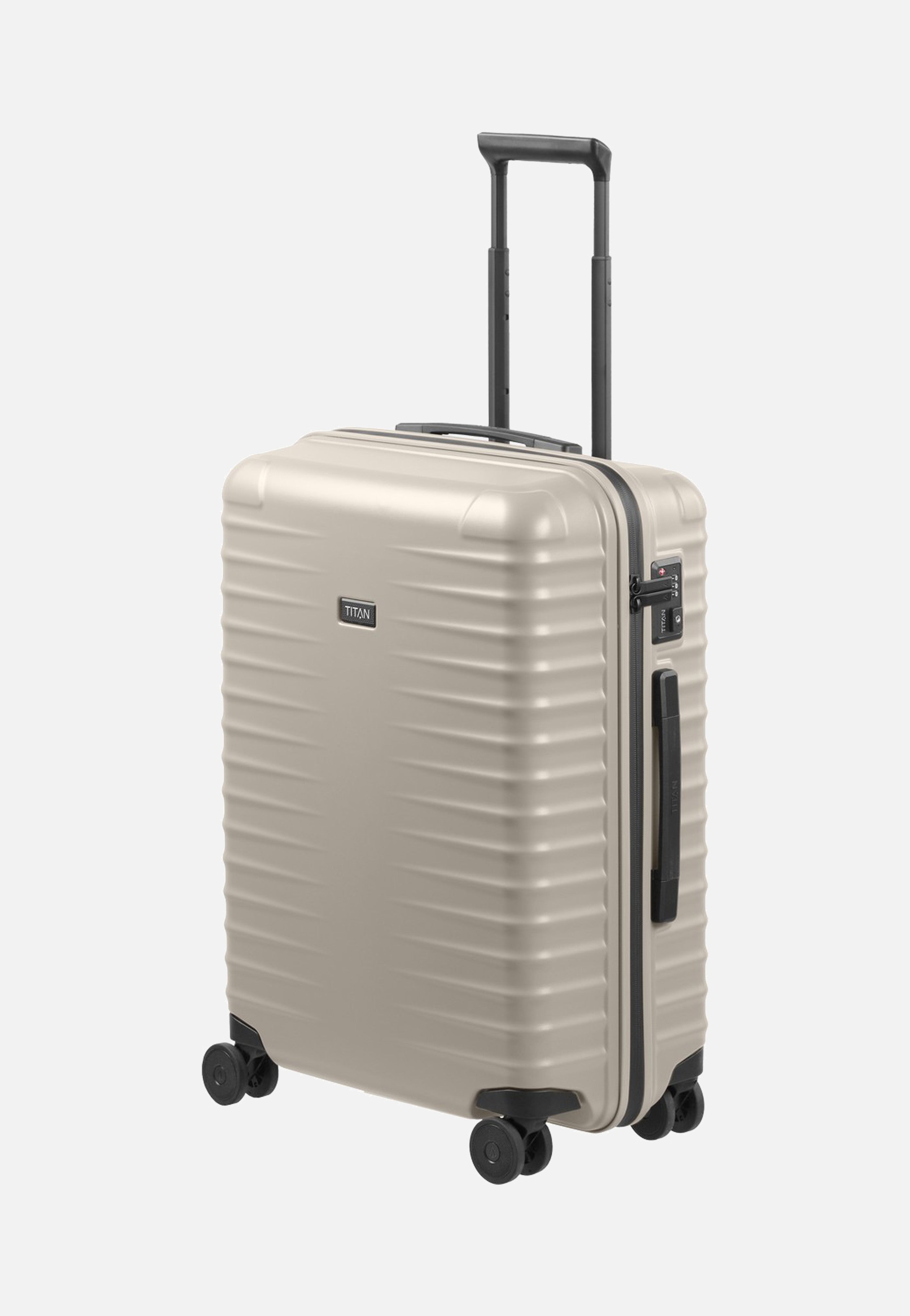 Titan UPGRADE 4w Trolley M Moonstone Grey Suitcase