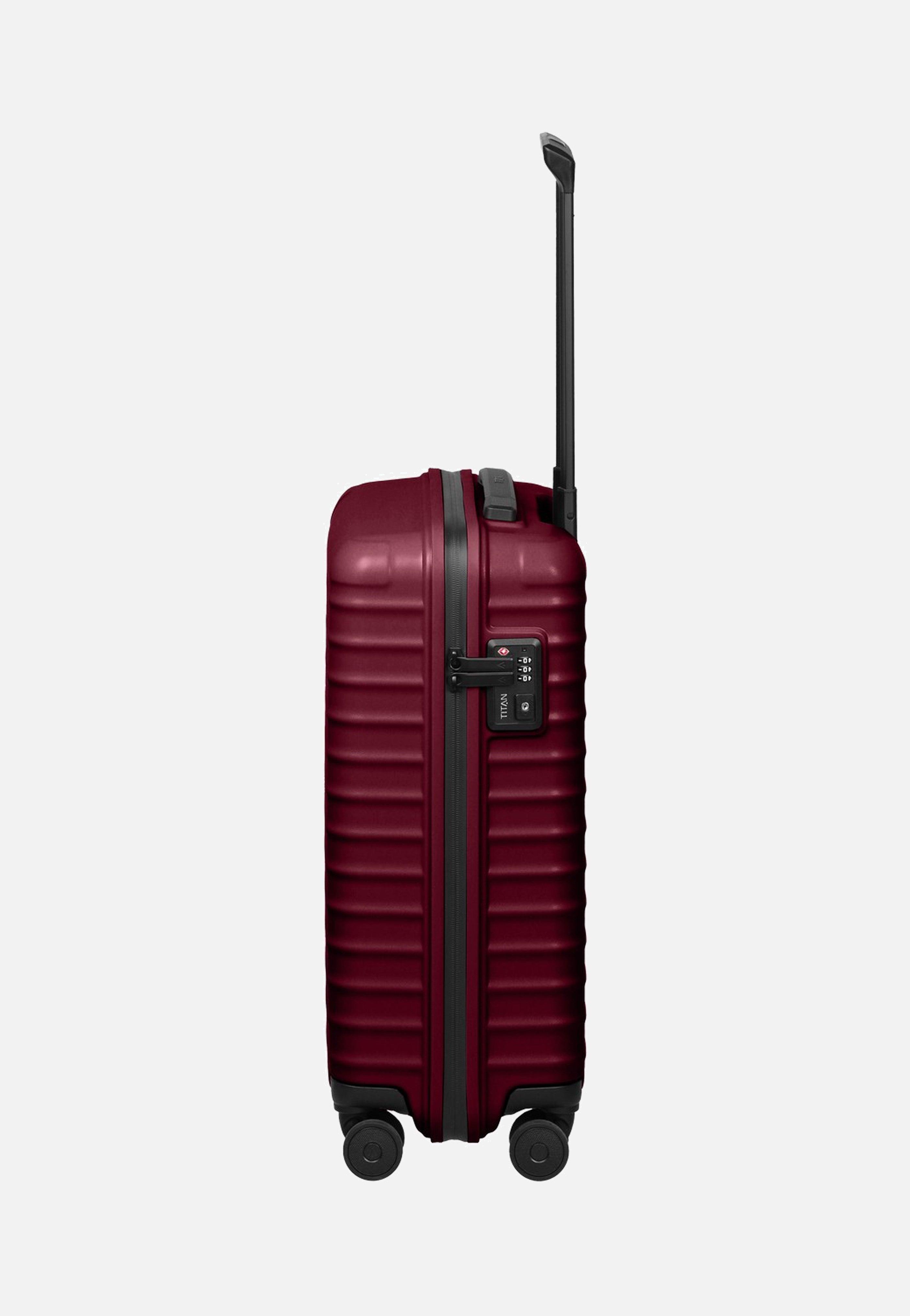 Titan UPGRADE 4w Trolley S20 Emberwood Red Suitcase