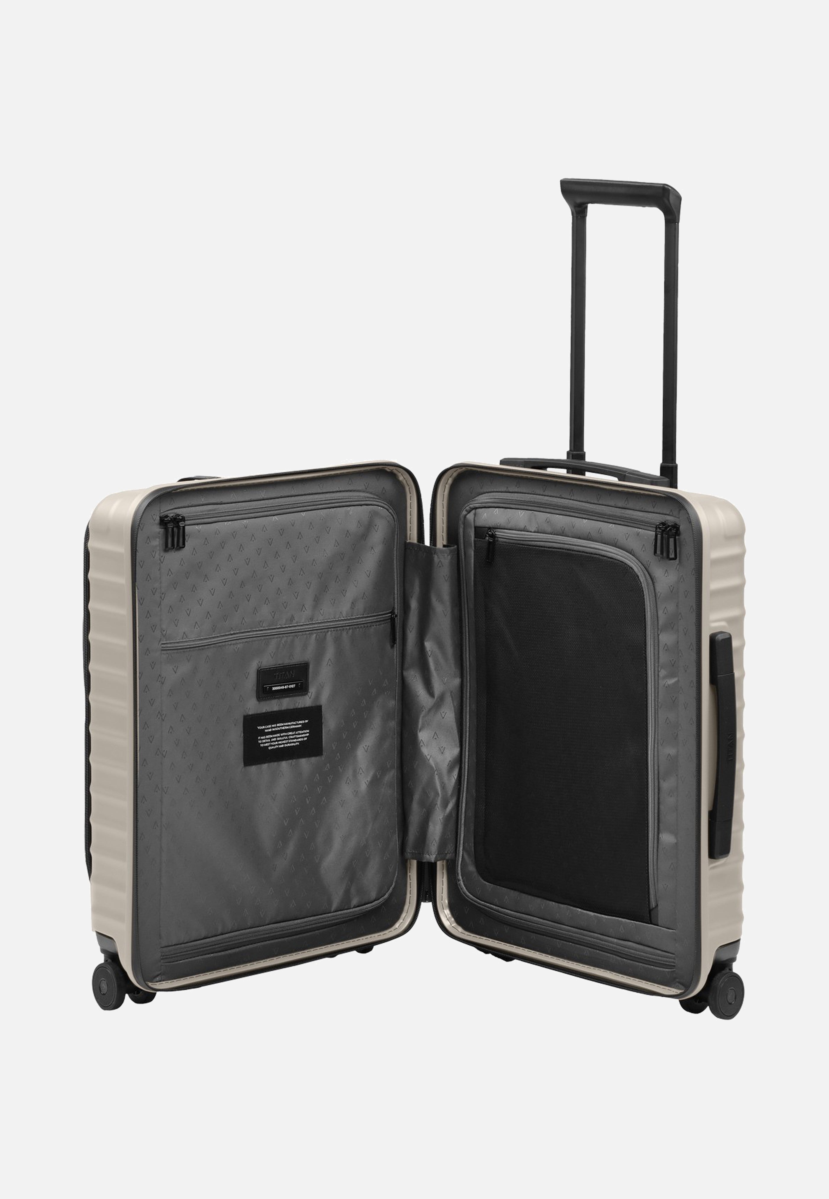 Titan UPGRADE 4w Trolley S VT Moonstone Grey Suitcase