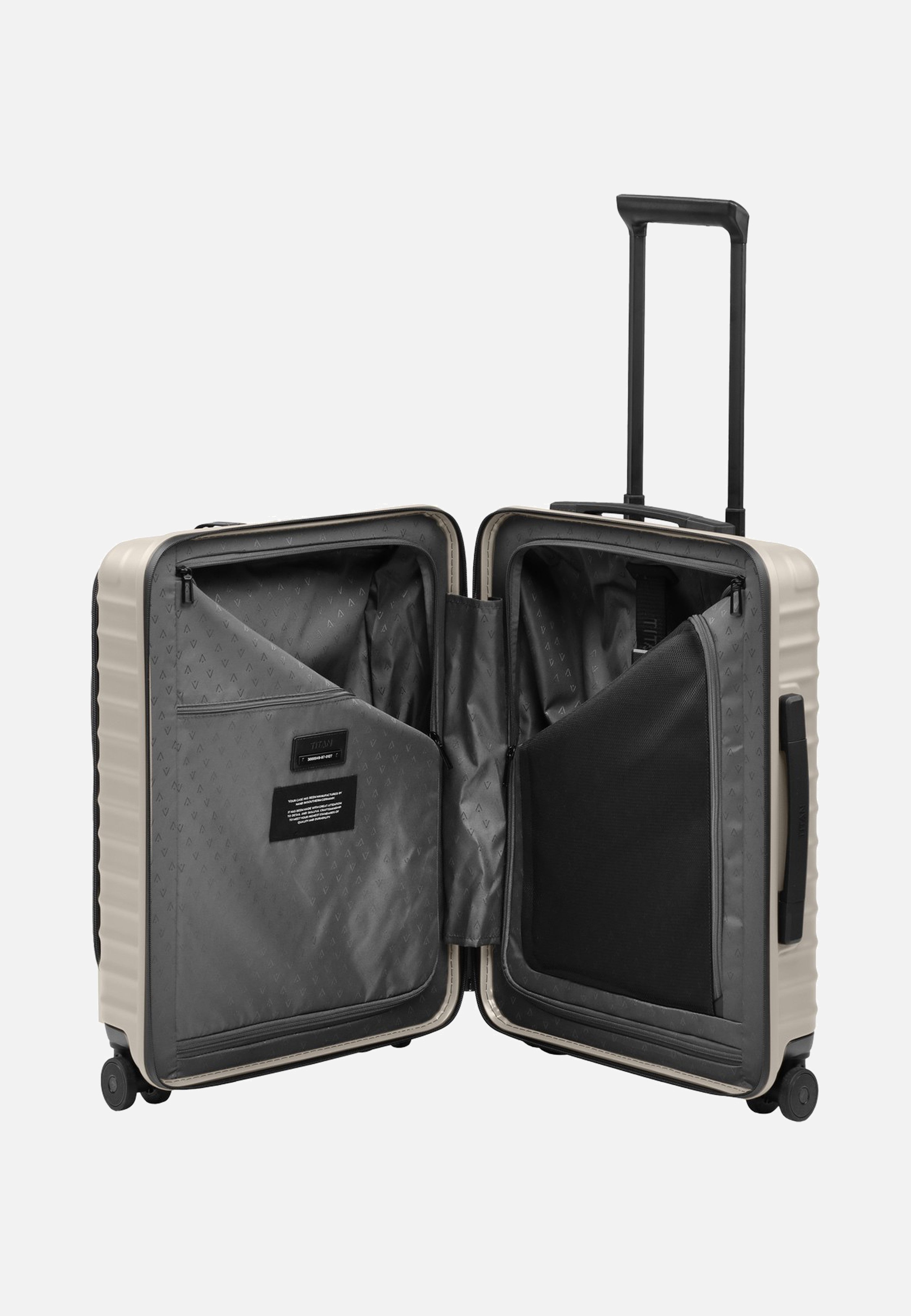Titan UPGRADE 4w Trolley S VT Moonstone Grey Suitcase