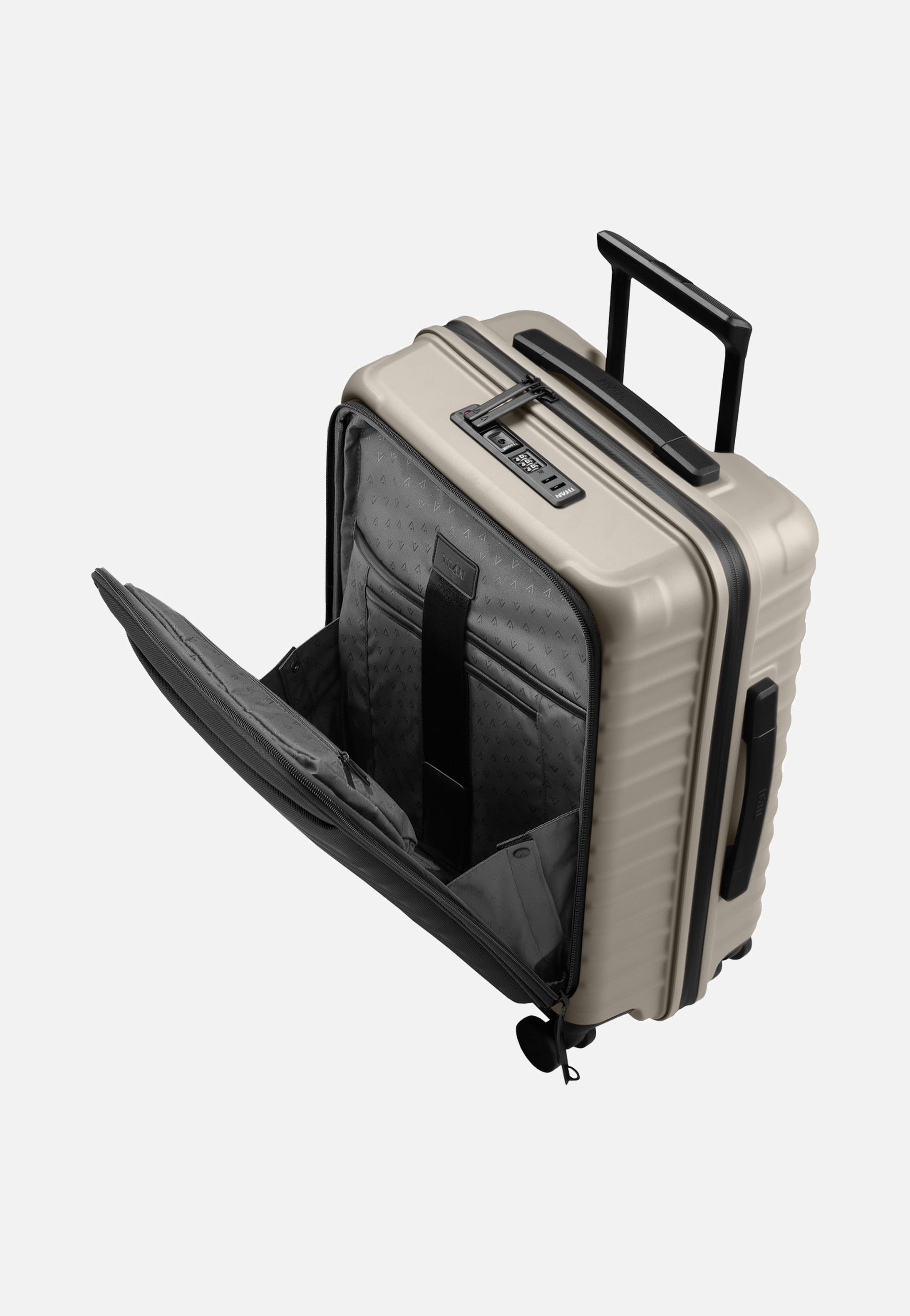 Titan UPGRADE 4w Trolley S VT Moonstone Grey Suitcase