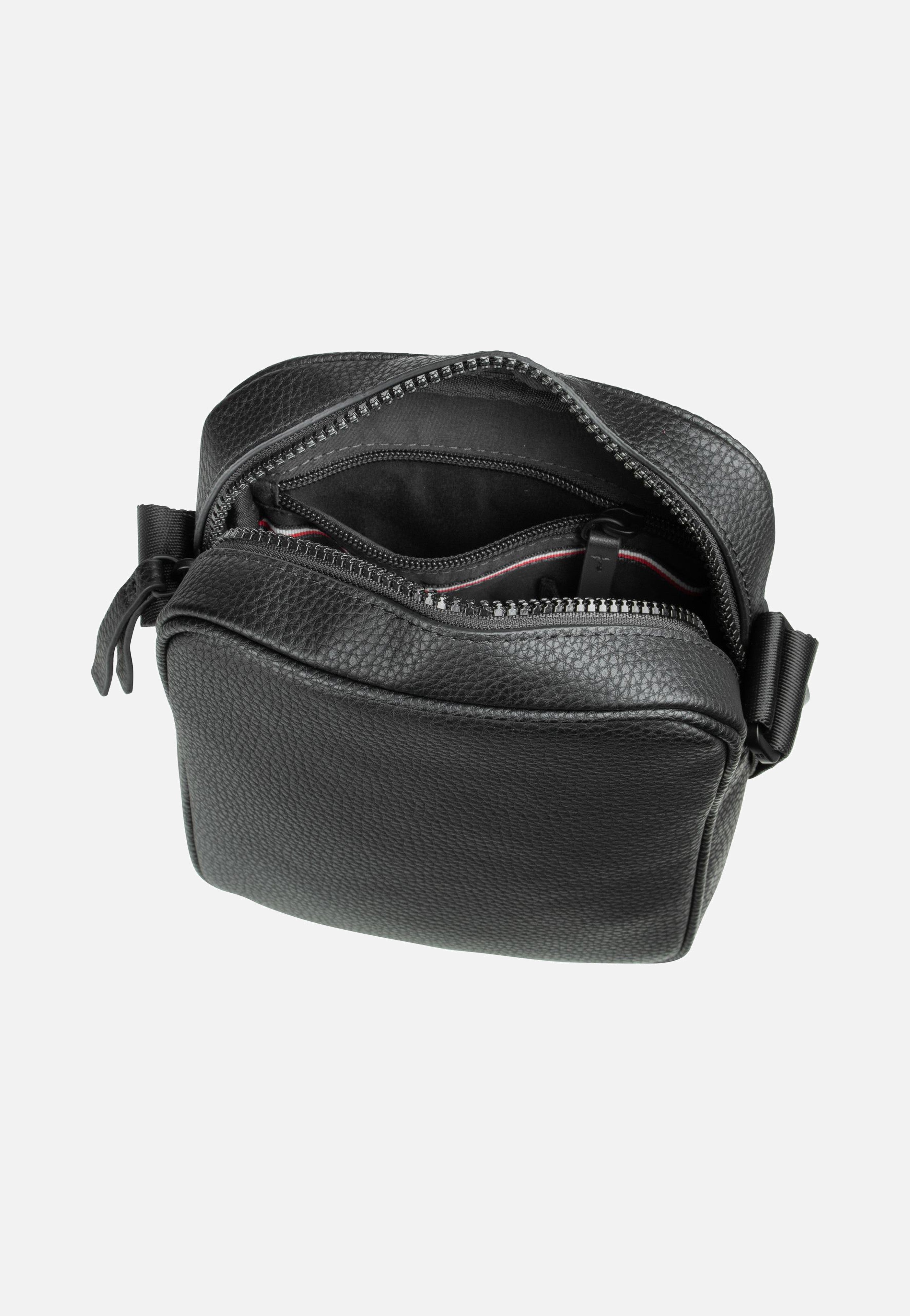 Tommy Hilfiger Essential PU Mini Reporter Black Crossbody Bag